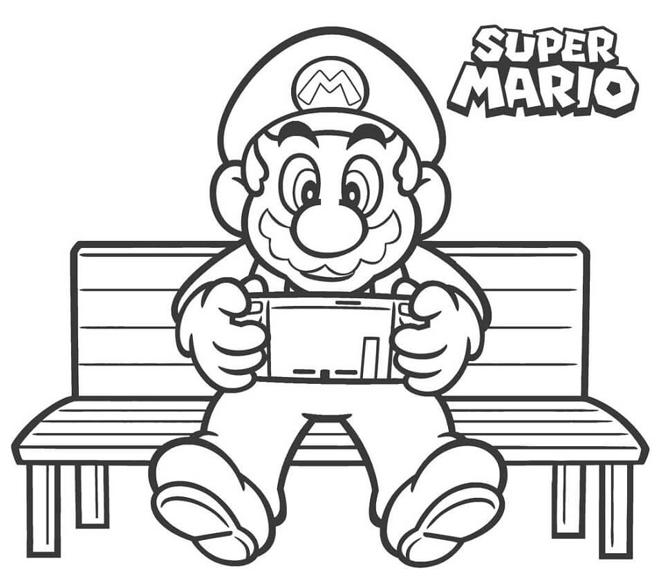 Super Mario Coloring Pages Free Printable Coloring Pages For Kids