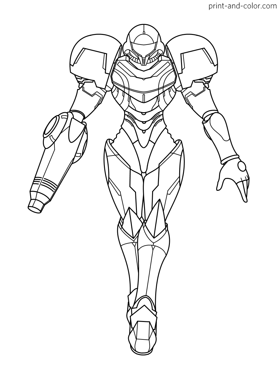 Super Smash Bros Coloring Pages Print And Color