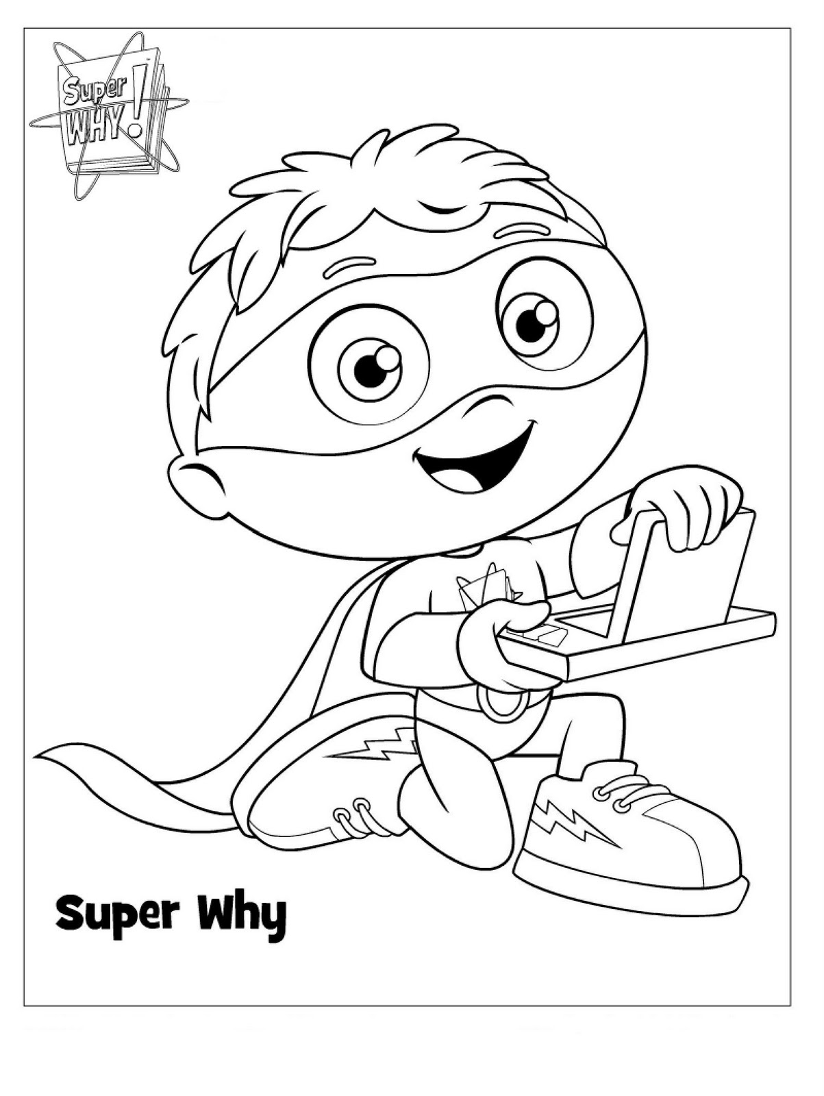Super Why Coloring Pages Best Coloring Pages For Kids