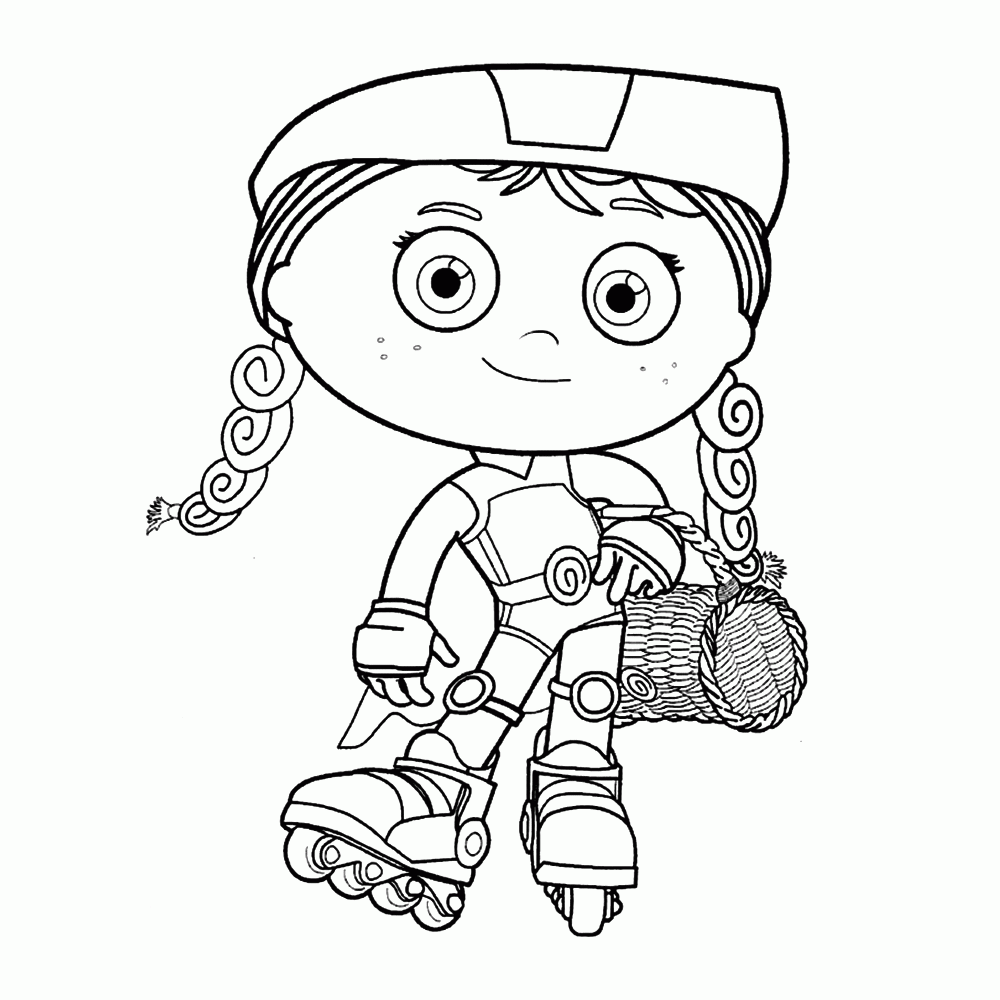 Coloring Pages Of Super Why