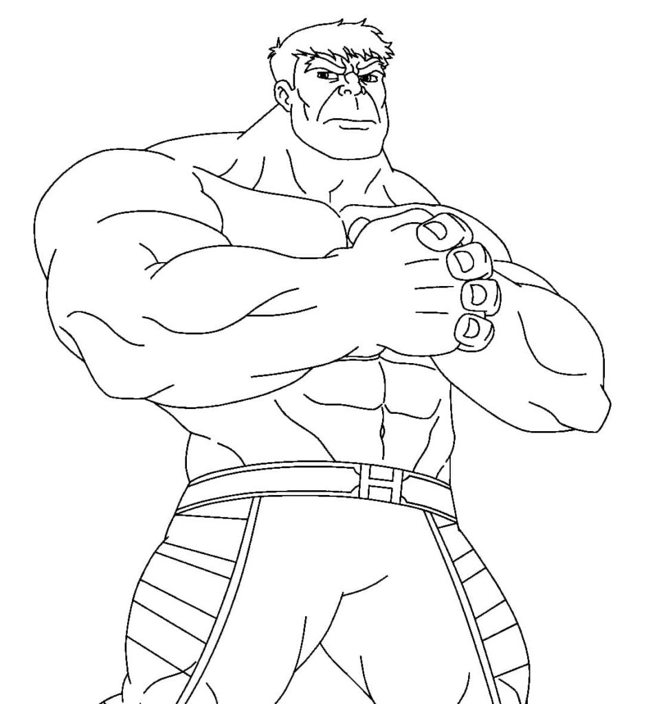 Superheroes Coloring Pages Large Printable Collection