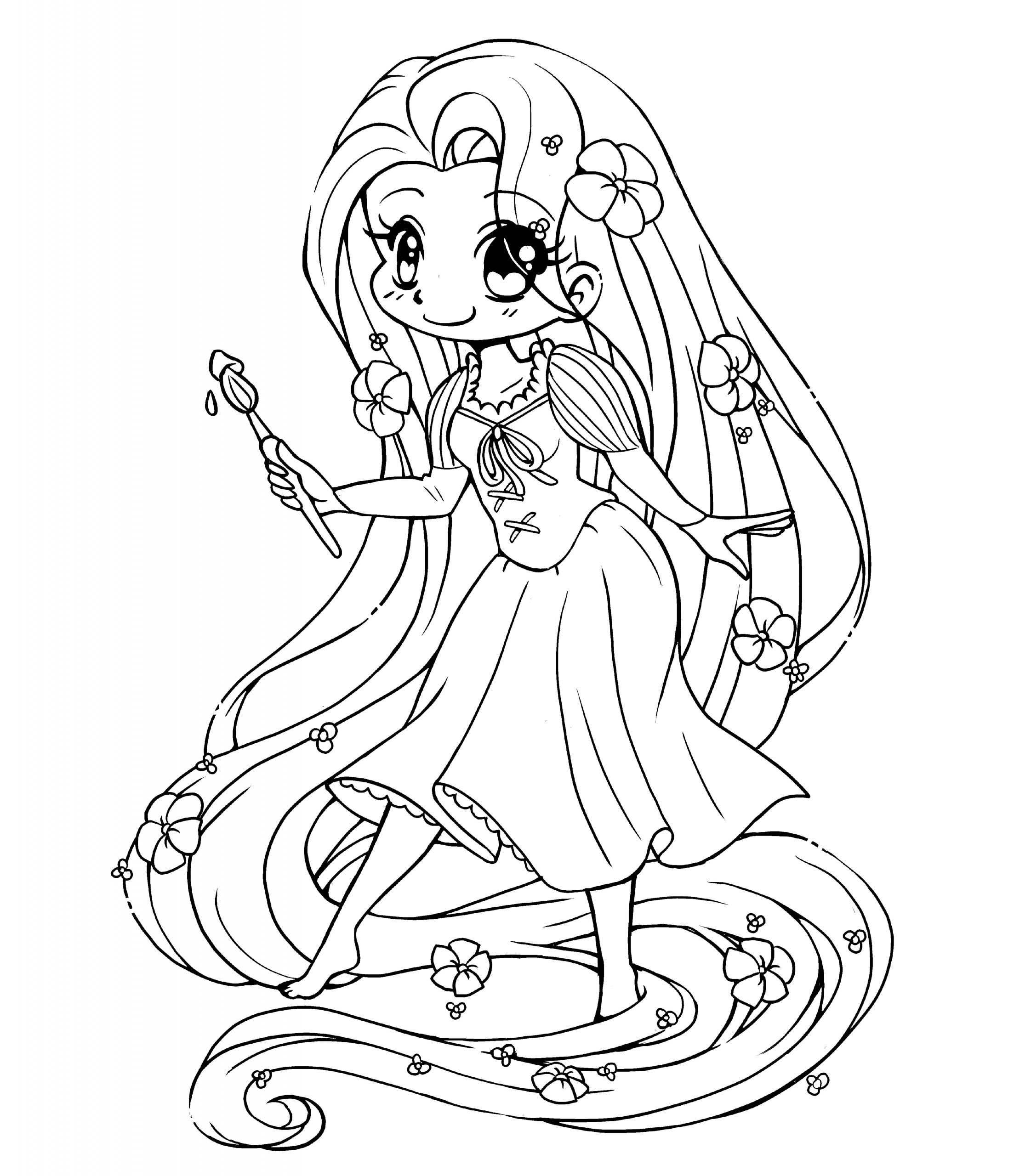 Tangled Rapunzel Color Pages Printable 101 Activity