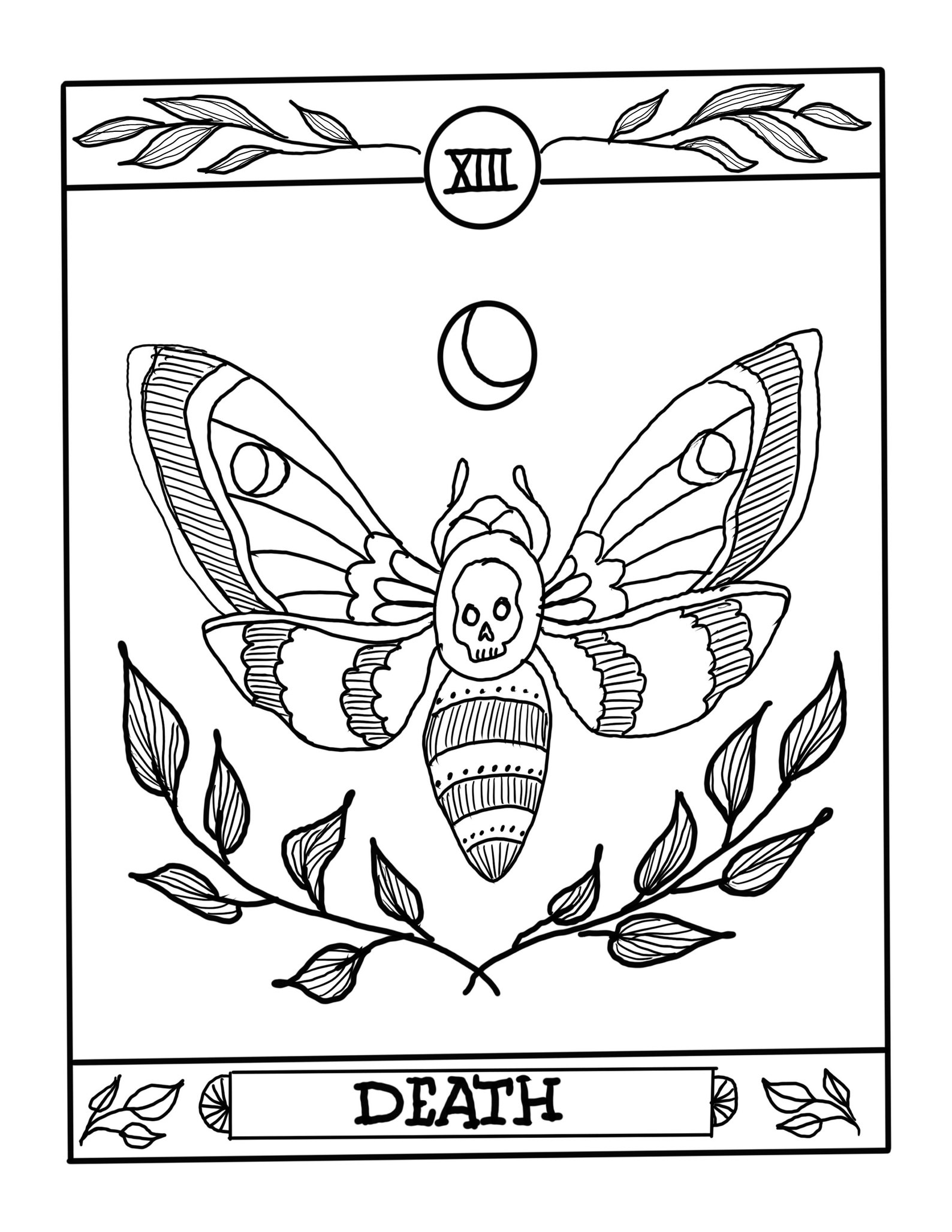 Tarot Art Coloring Pages Coloring Pages