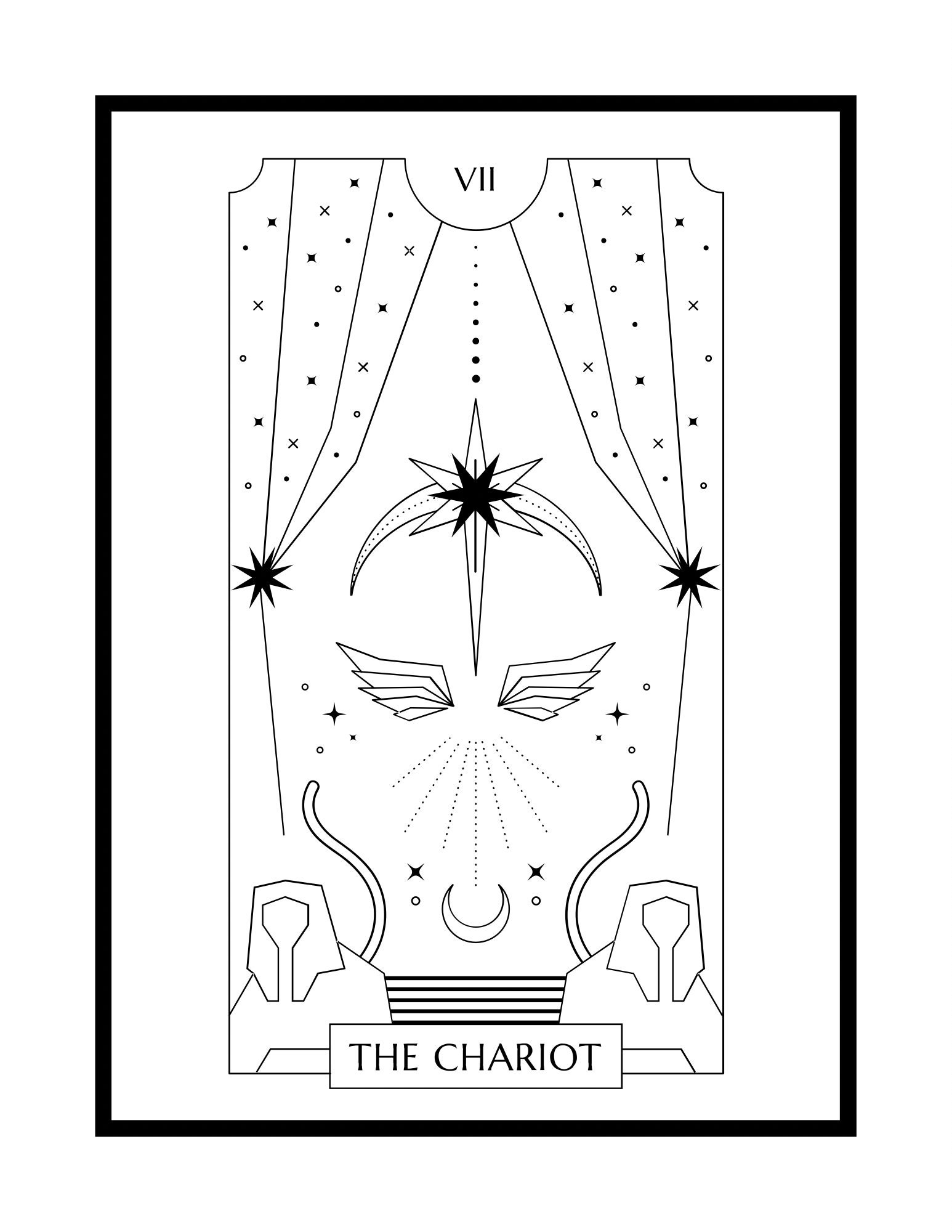 Tarot Card Coloring Pages