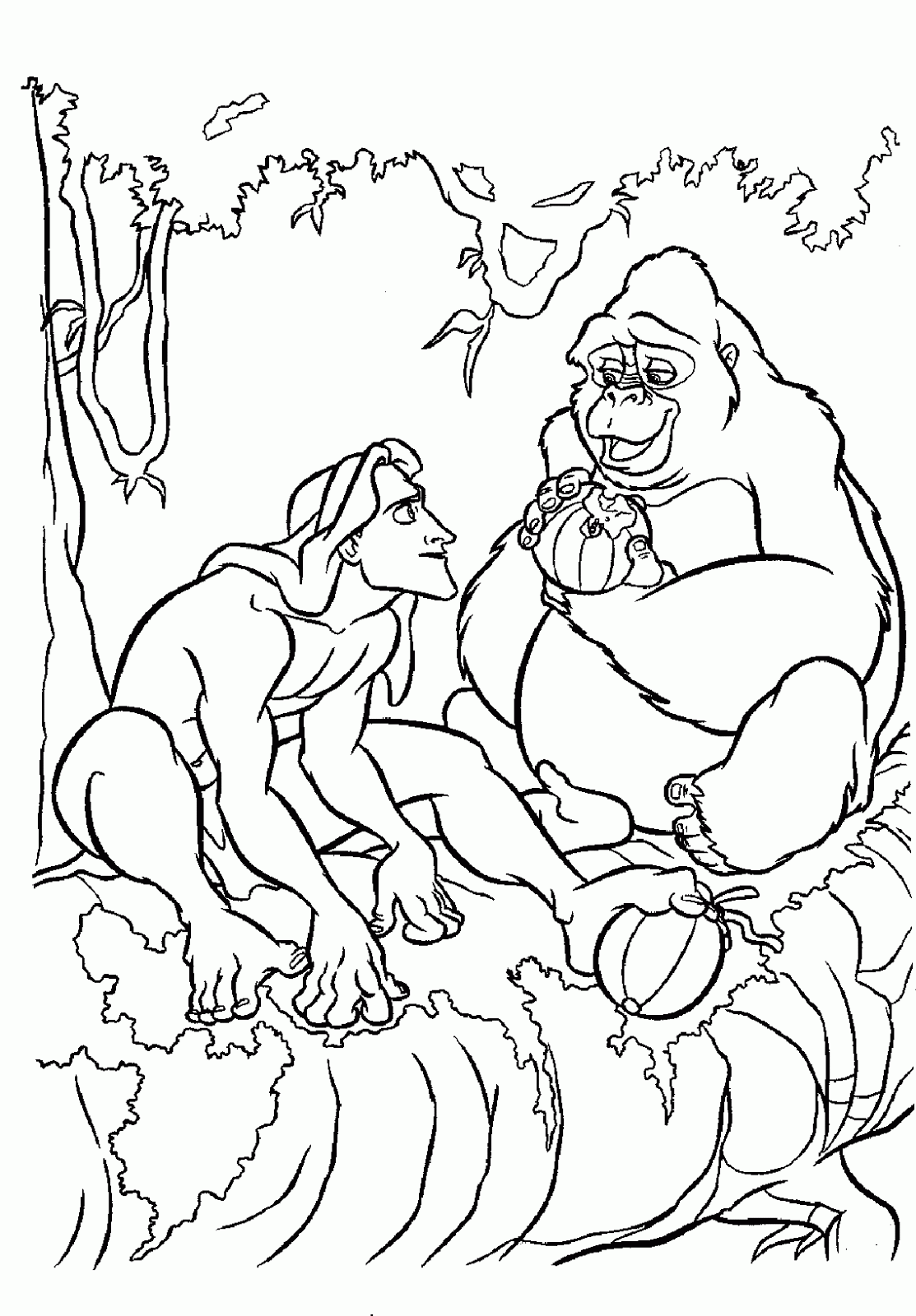 Tarzan Coloring Pages Best Coloring Pages For Kids