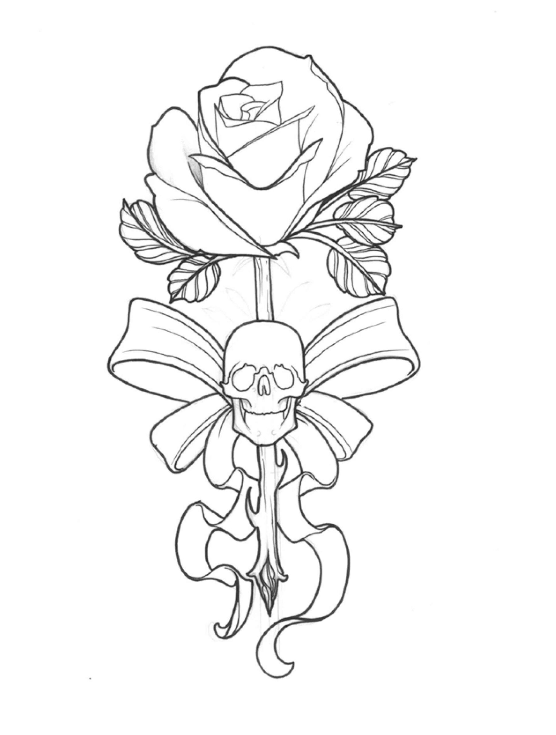 Tattoo Coloring Pages Printable Pdf For Adult Coloringfolder