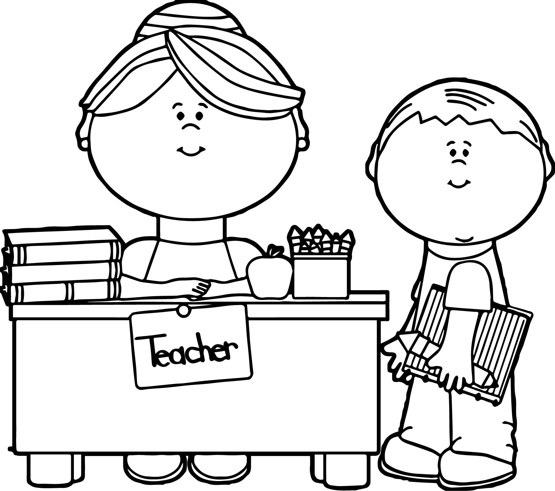 Classroom Coloring Pages