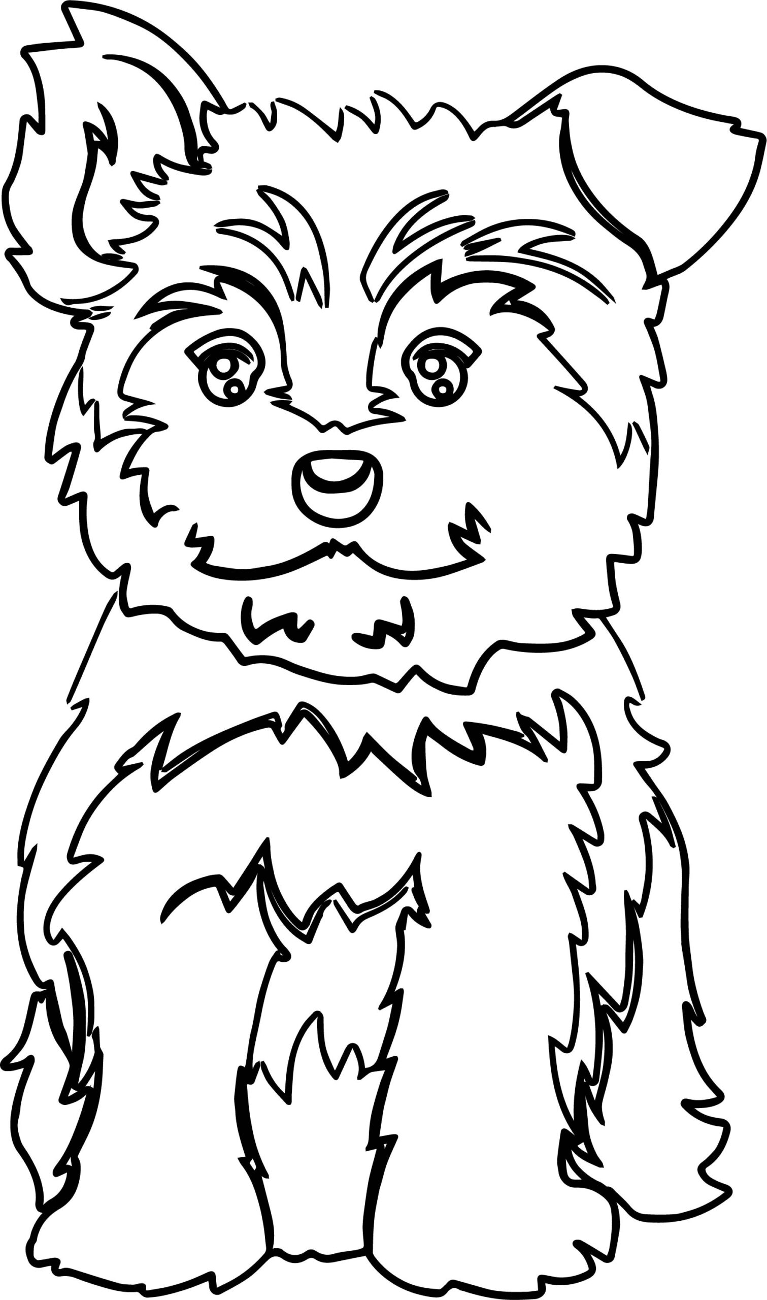 Teacup Puppy Coloring Pages