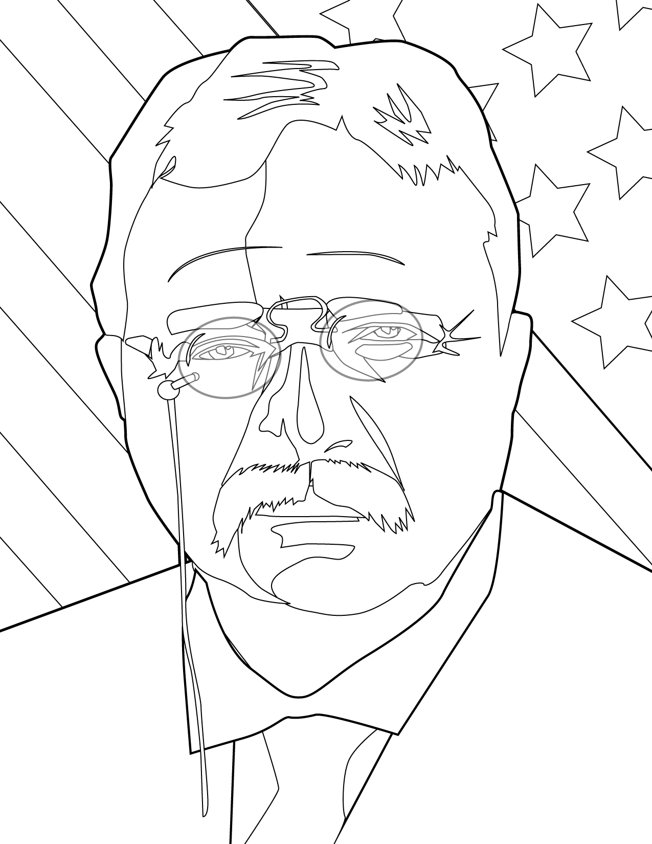 Teddy Roosevelt Coloring Pages At GetColorings Free Printable Colorings Pages To Print And