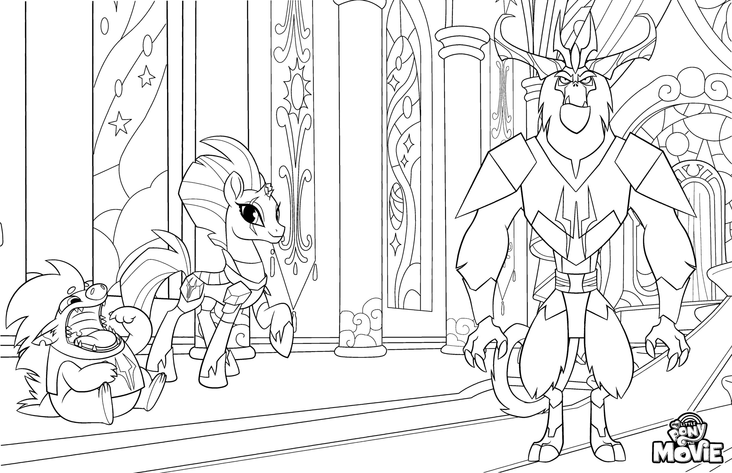 Tempest Shadow Coloring Page Coloring Pages