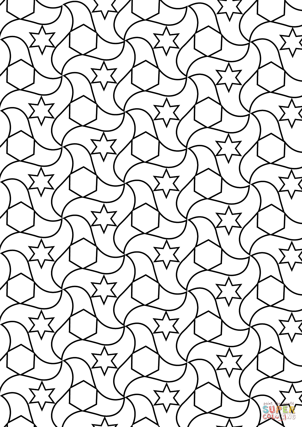 Tessellation Coloring Pages At GetColorings Free Printable Colorings Pages To Print And Color