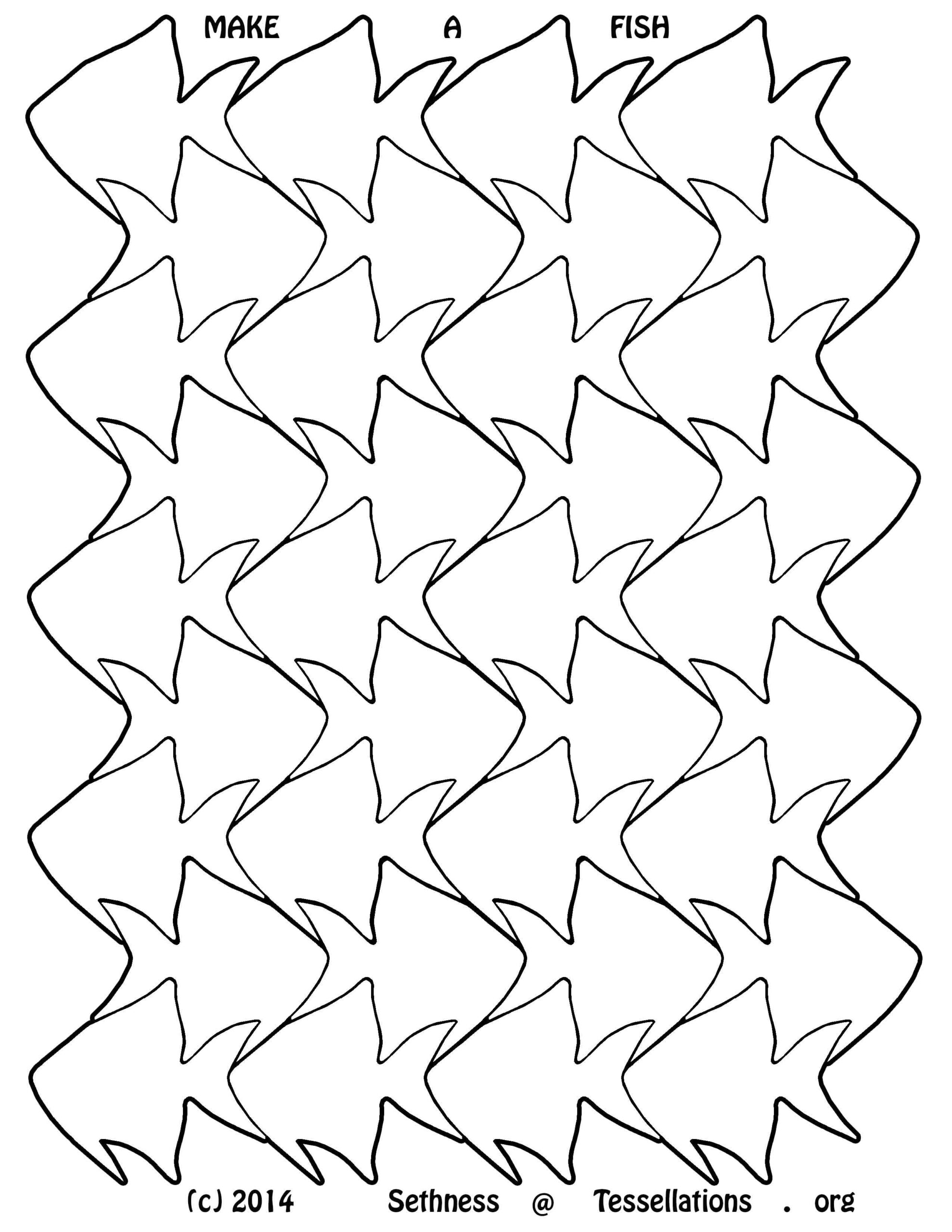 Tessellation Coloring Pages