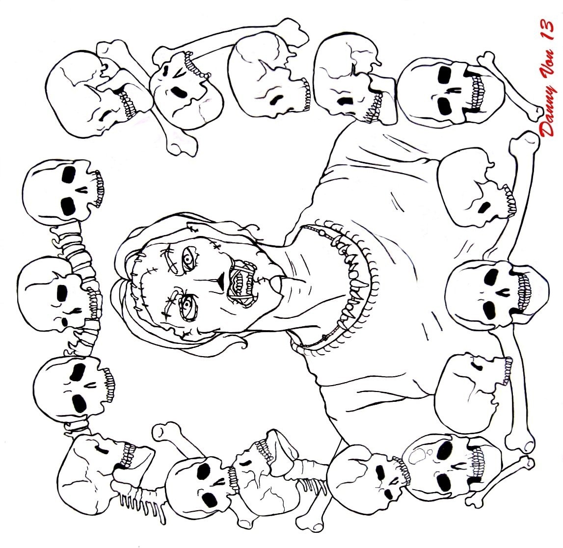 Texas Chainsaw Massacre Coloring Pages Coloring Pages
