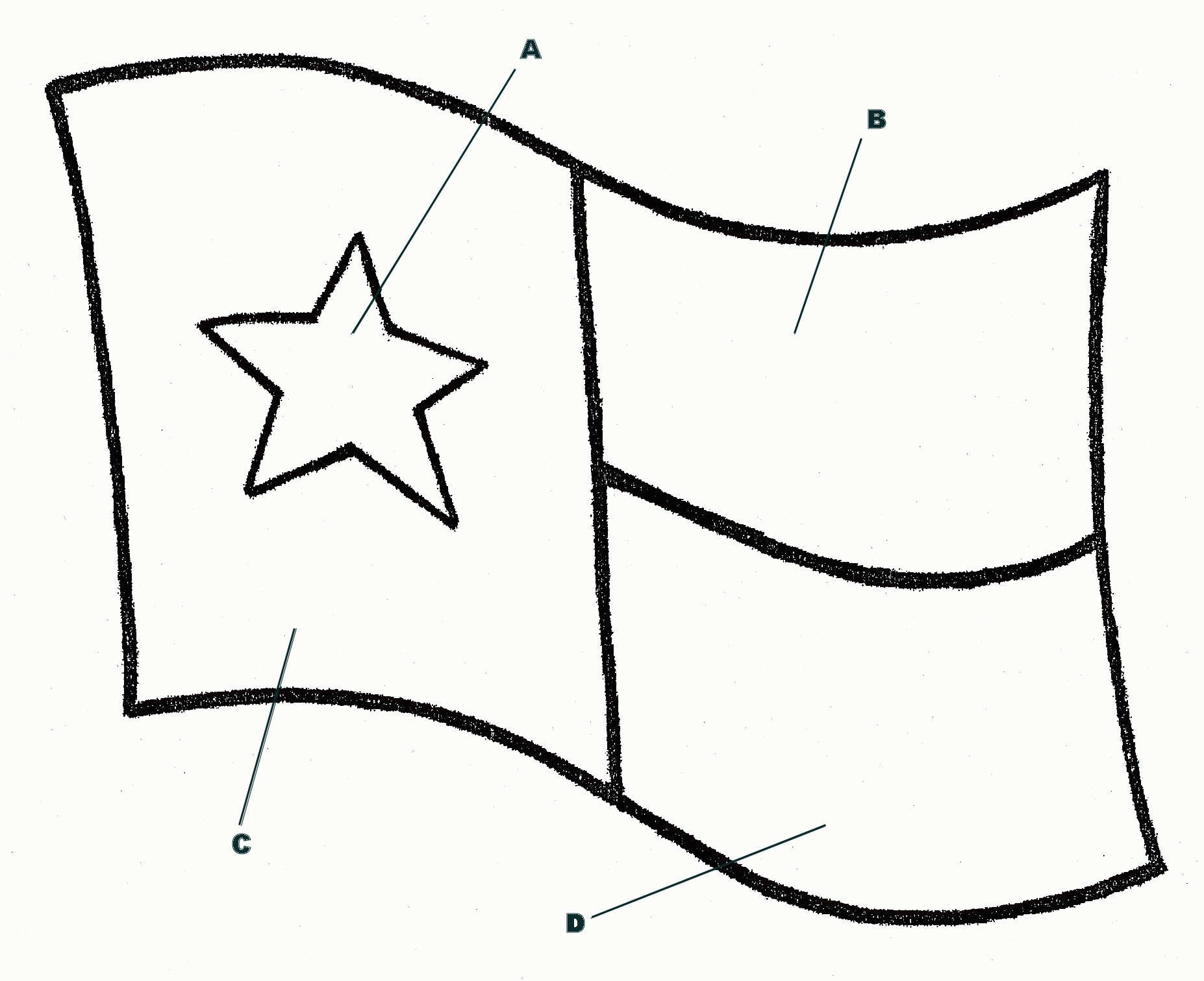 Texas Flag Coloring Page Coloring Home