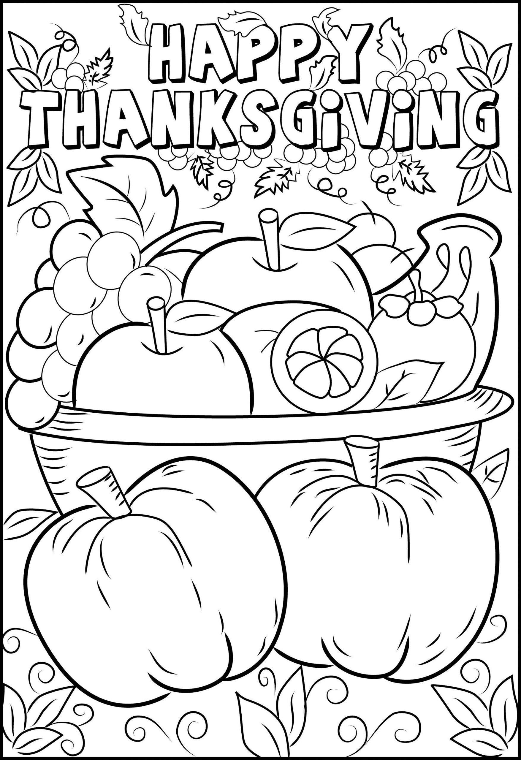 Thanksgiving Color Pages