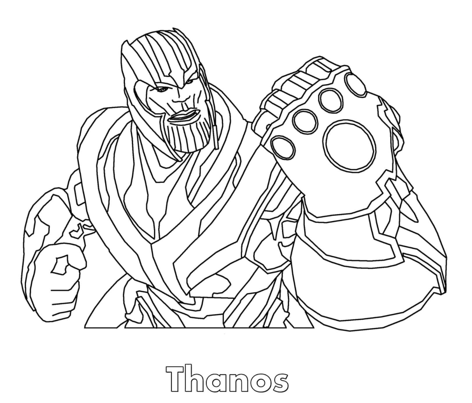 Thanos Coloring Pages Best Coloring Pages For Kids