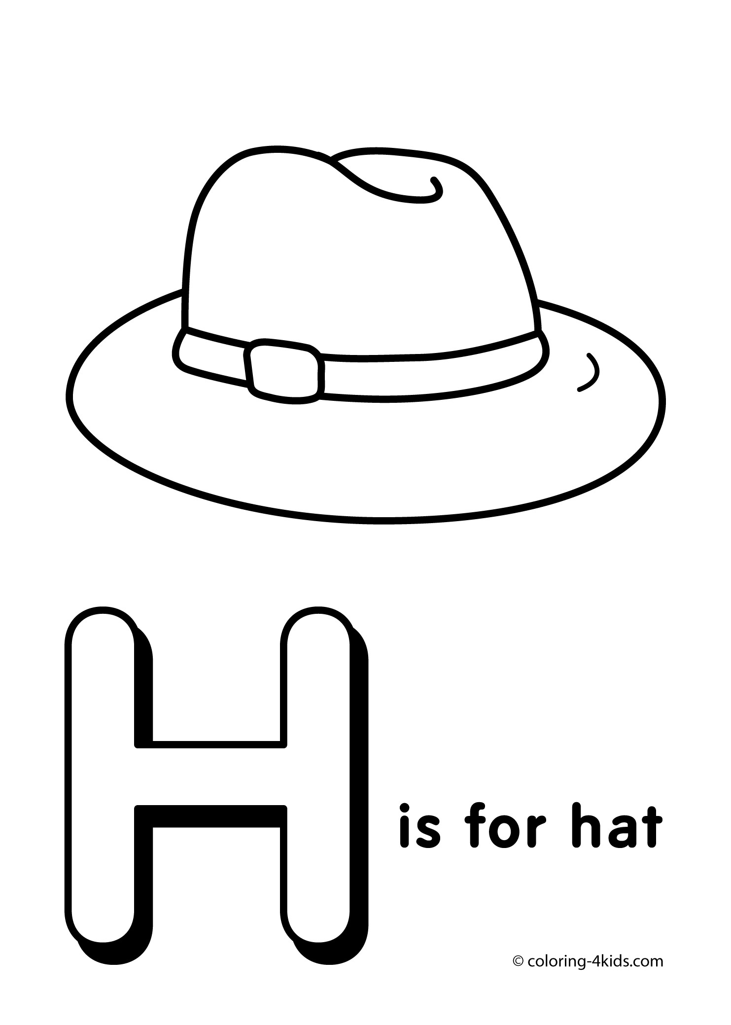 The 20 Best Ideas For Letter H Coloring Pages For Toddlers Home Family Style And Art Ideas