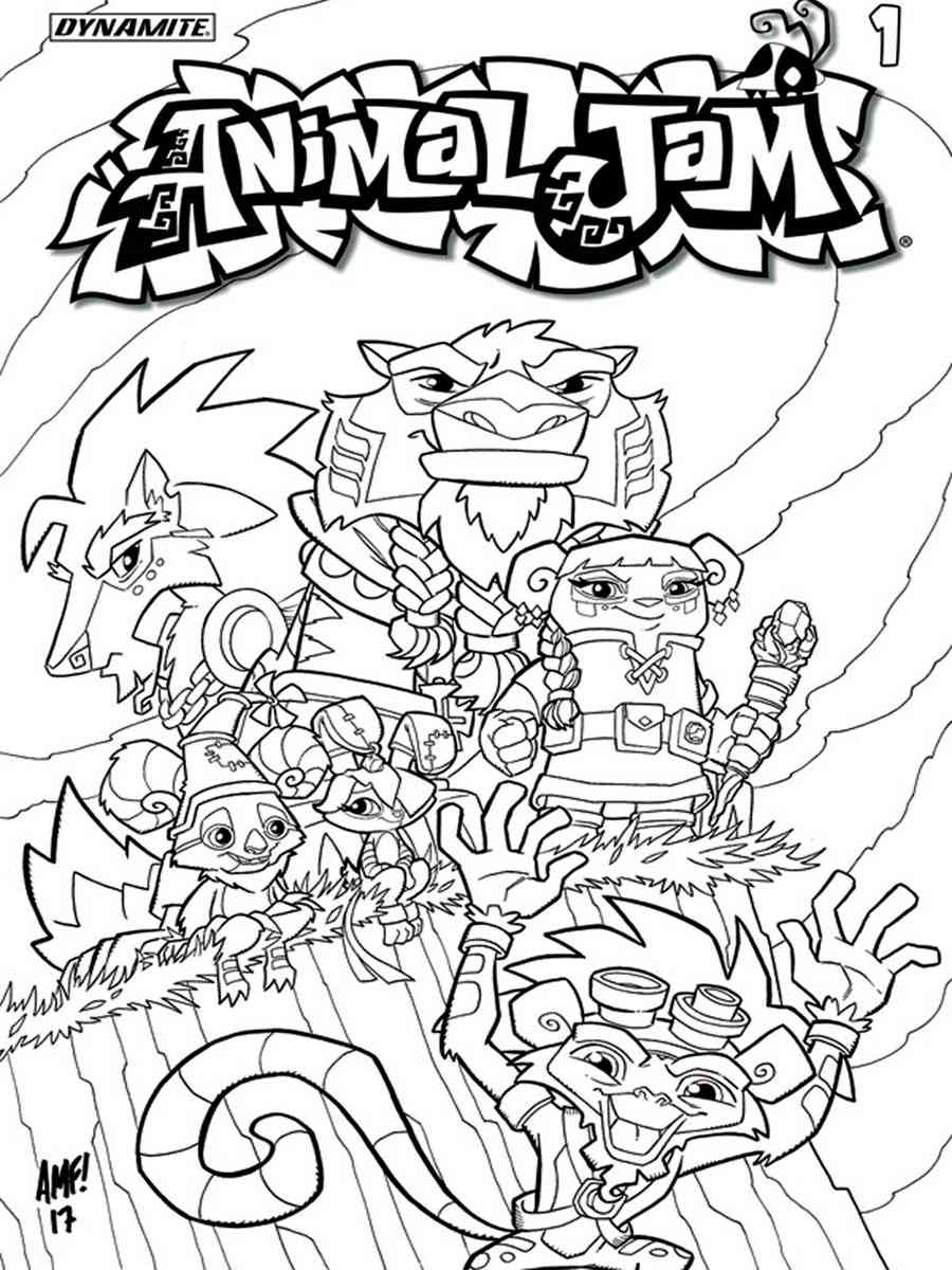 Coloring Pages Animal Jam