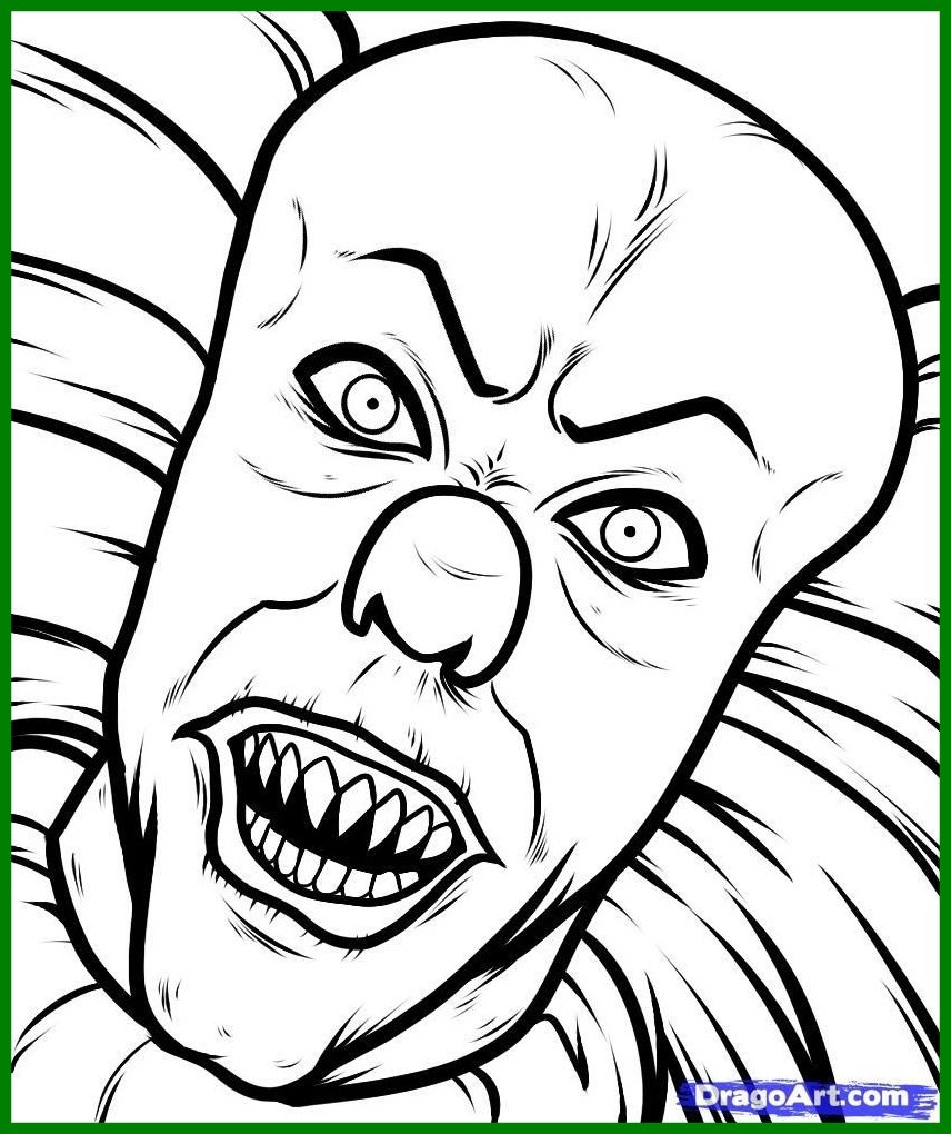The Best Free Pennywise Coloring Page Images Download From 81 Free Coloring Pages Of Pennywise