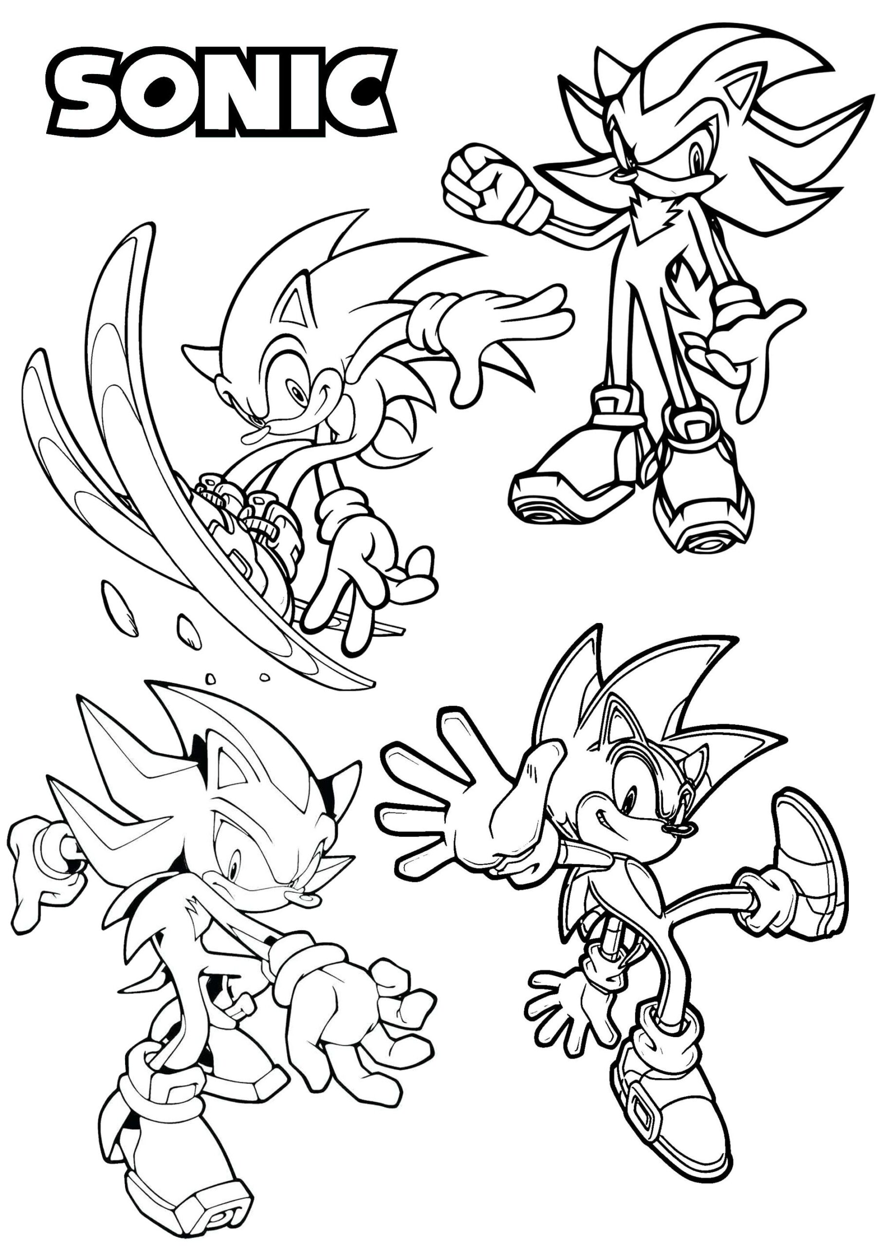 The Best Sonic The Hedgehog Coloring Pages Movie 2022 Thekidsworksheet