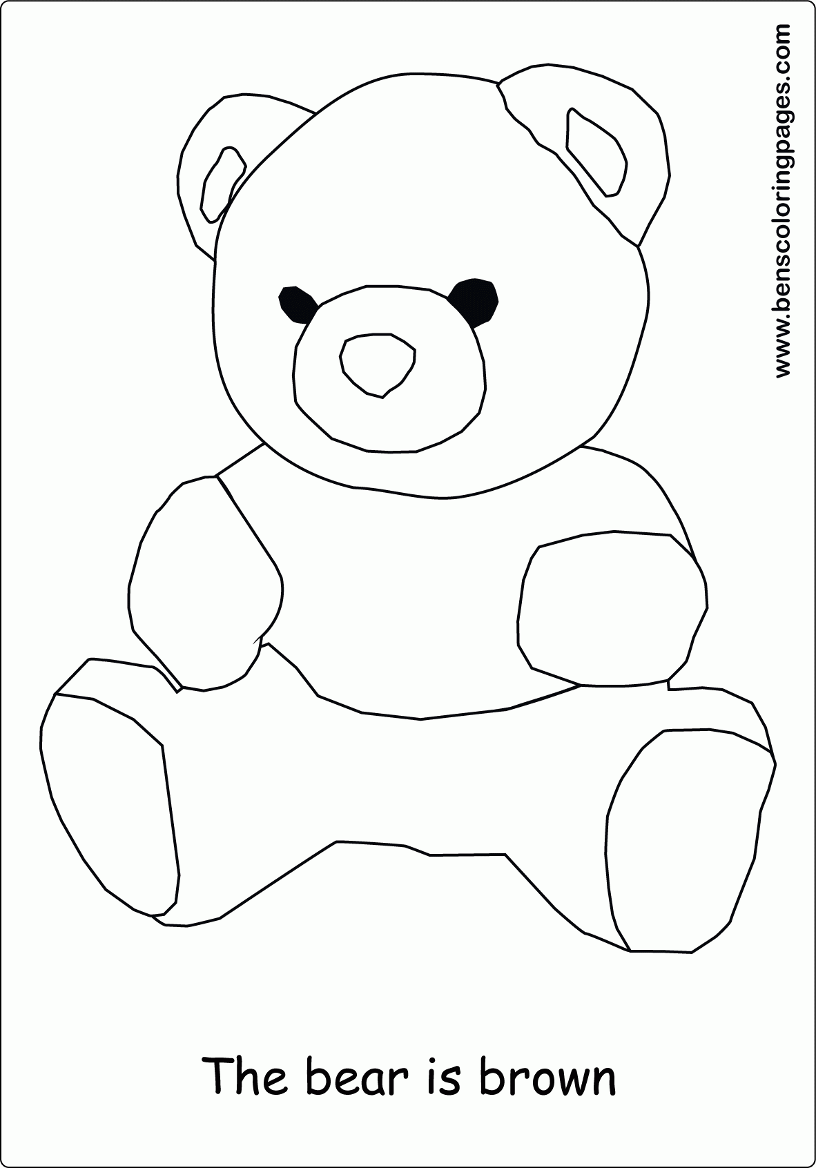 The Color Brown Coloring Pages