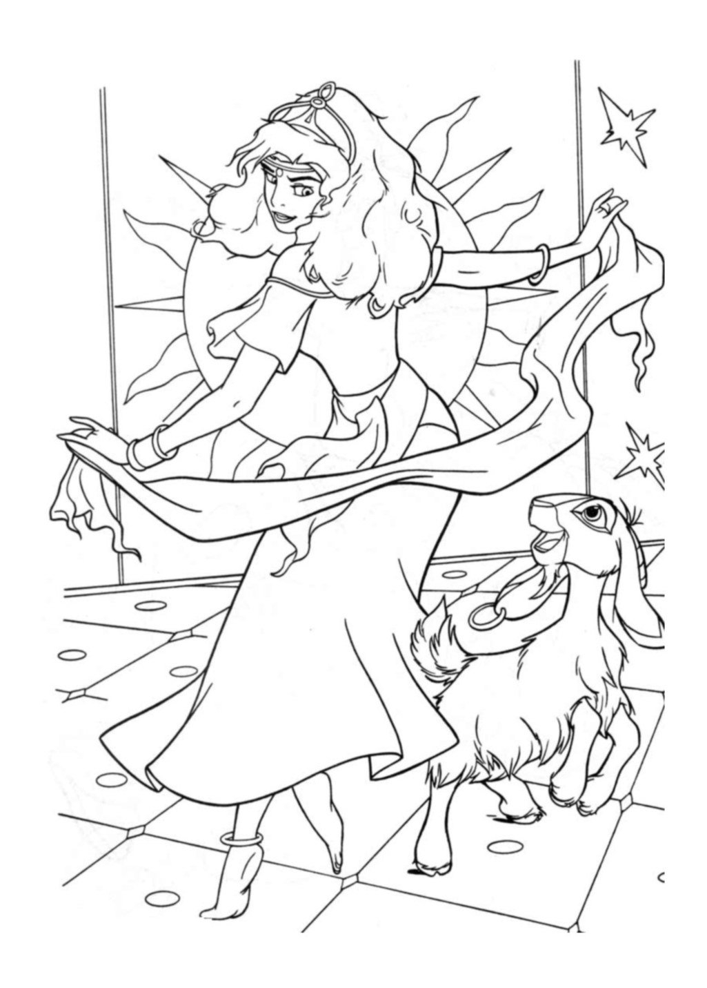 The Hunchback Of Notre Dame Coloring Pages