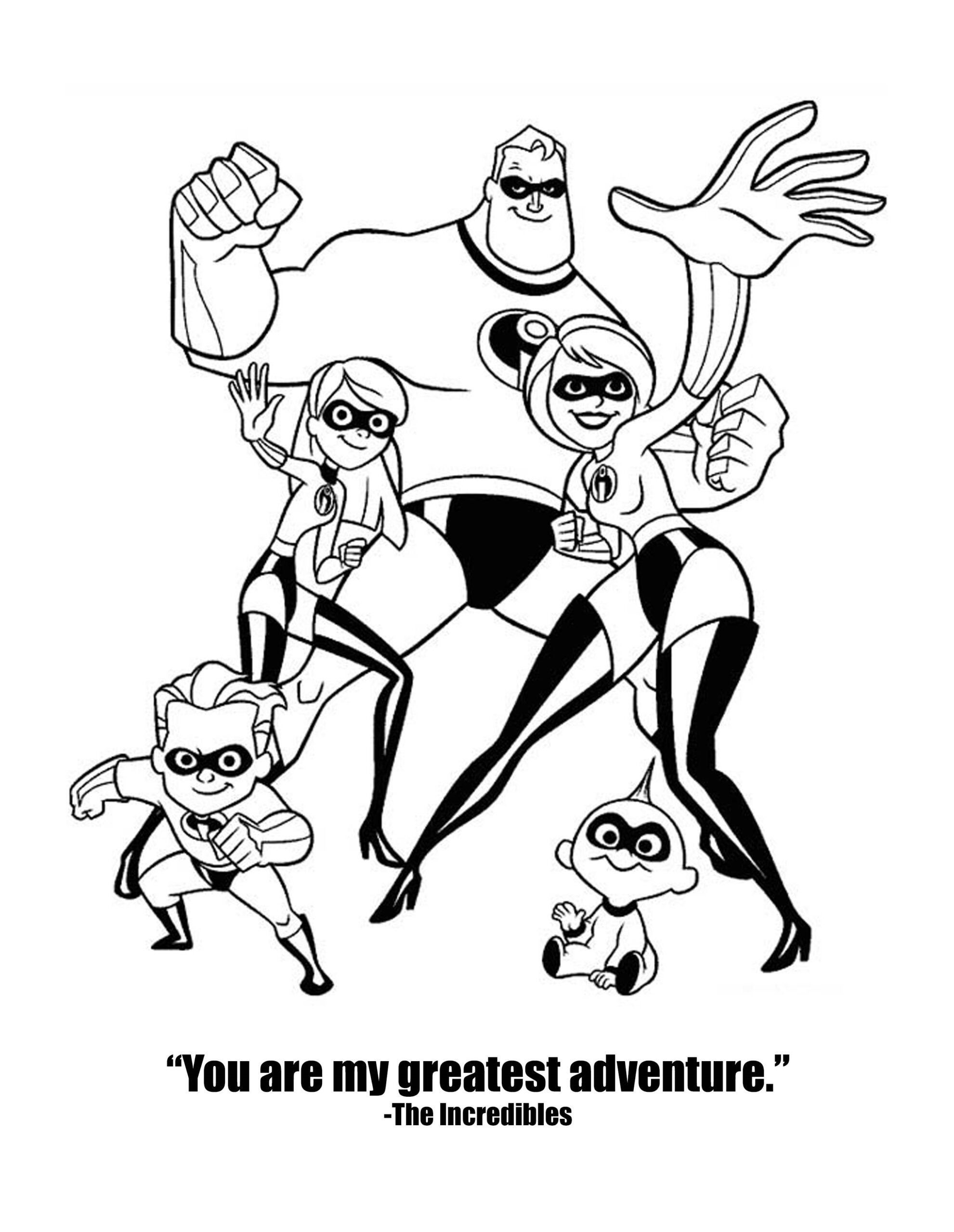 The Incredibles Violet Coloring Pages