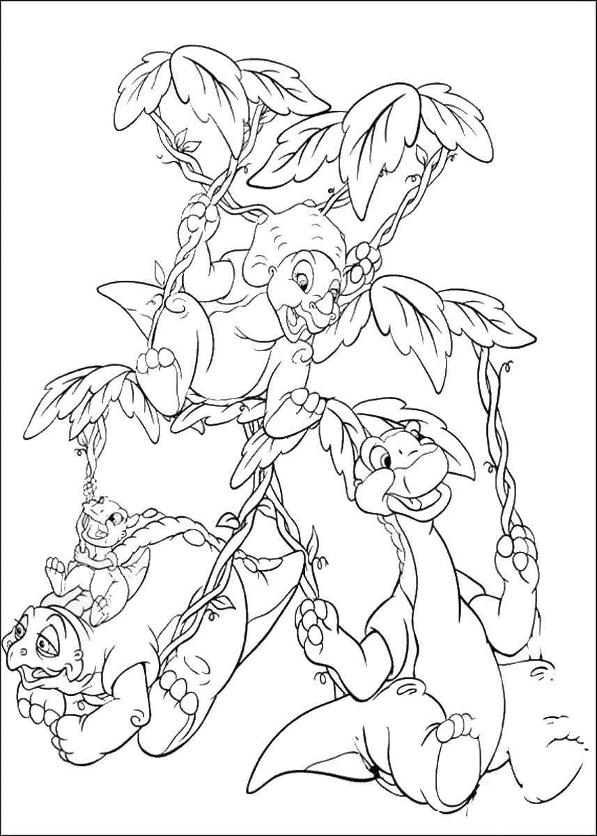 The Land Before Time Coloring Pages