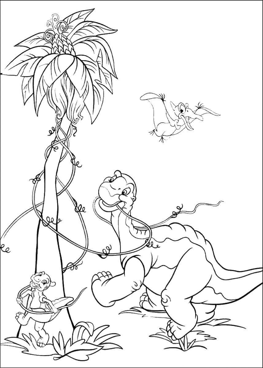 The Land Before Time Coloring Pages