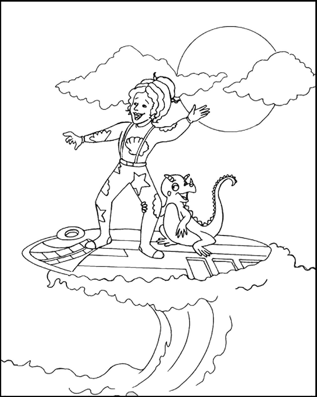 The Magic School Bus Coloring Pages
