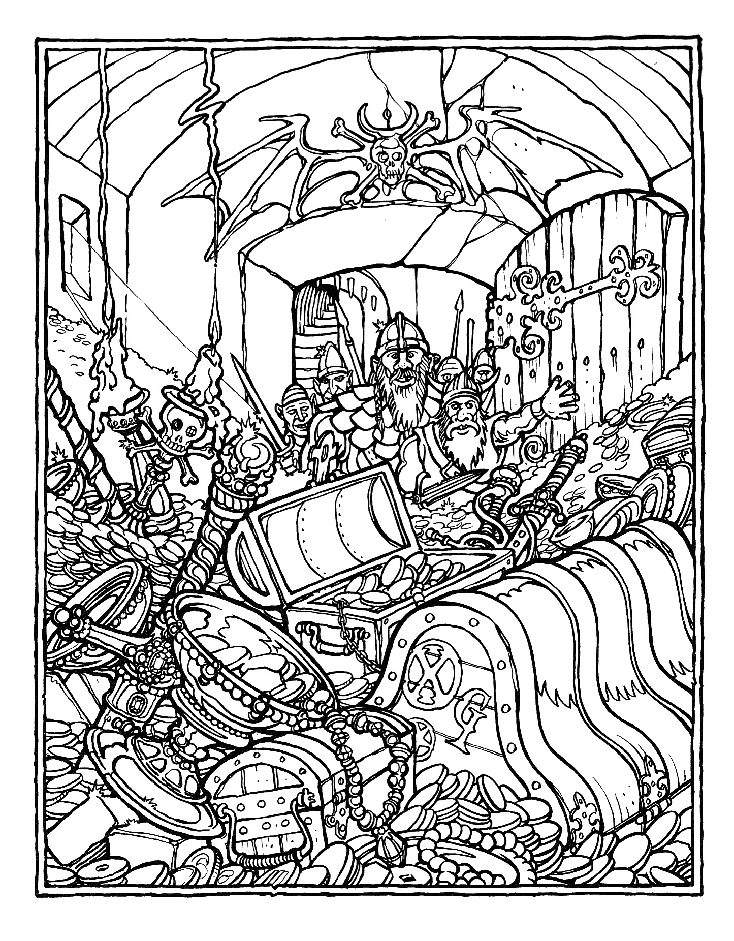 The Official Advanced Dungeons And Dragons Coloring Book Illustrated By Greg Irons 1979