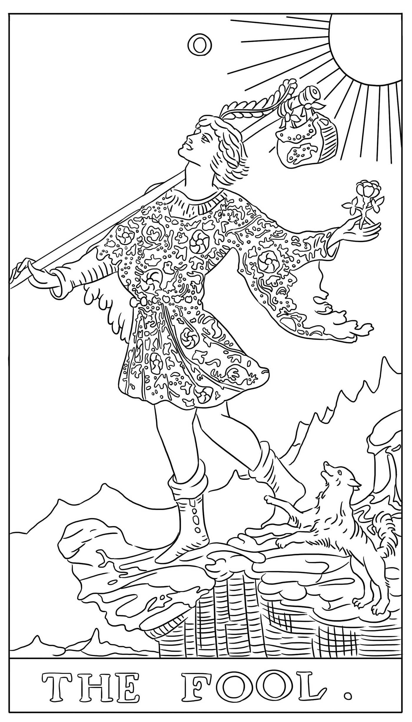 The Tarot Card Adult Coloring Book Book By G C Carter Official Publisher Page Simon