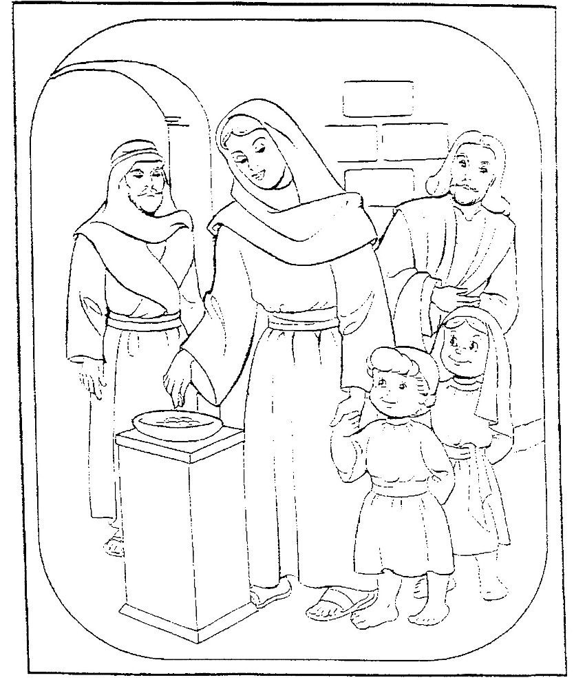 The Widow S Mite Coloring Page SundaySchoolist