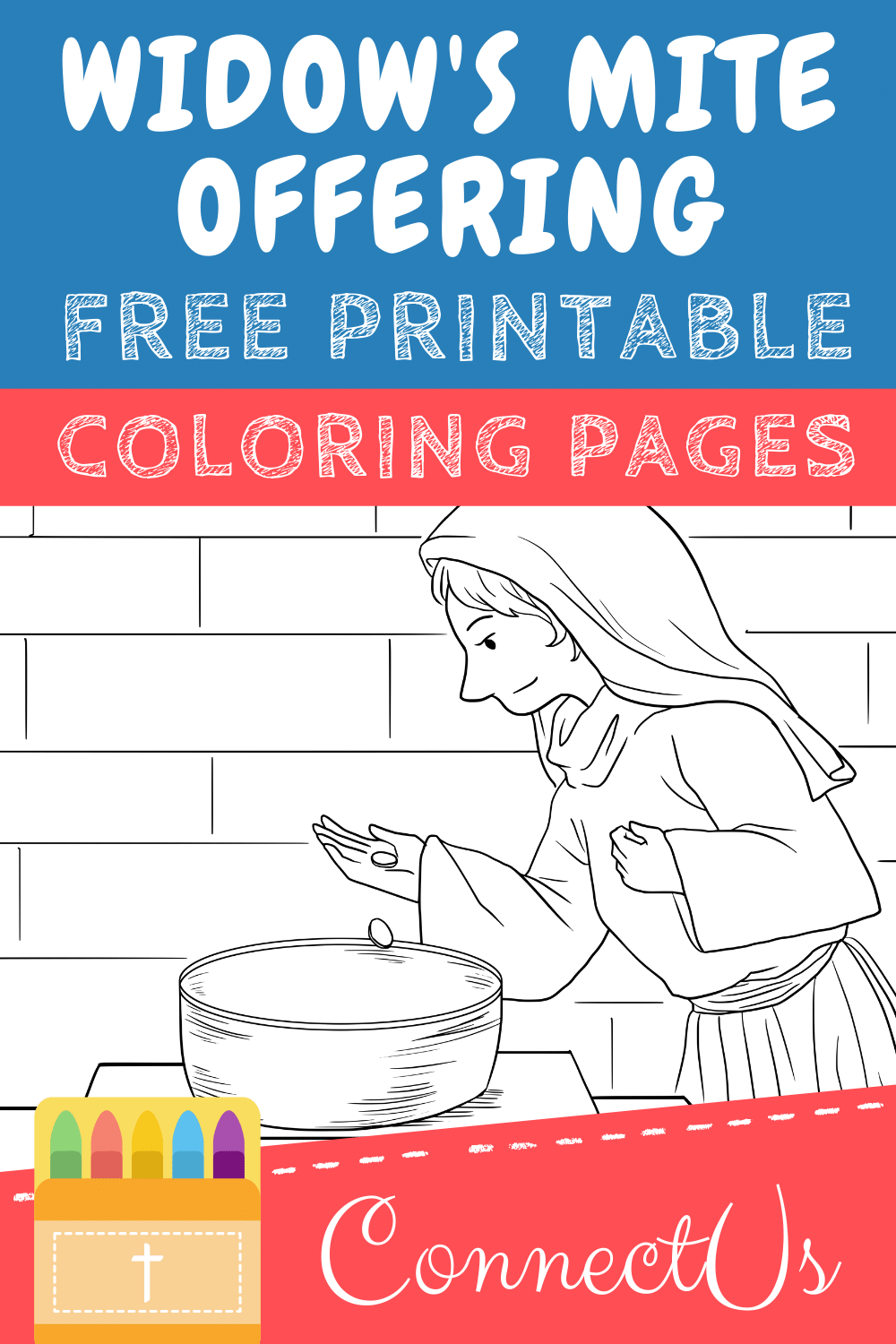 Widow's Mite Coloring Page