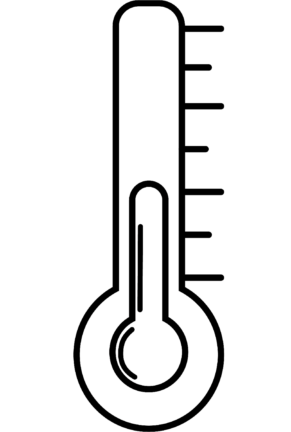 Thermometer Coloring Page ColouringPages