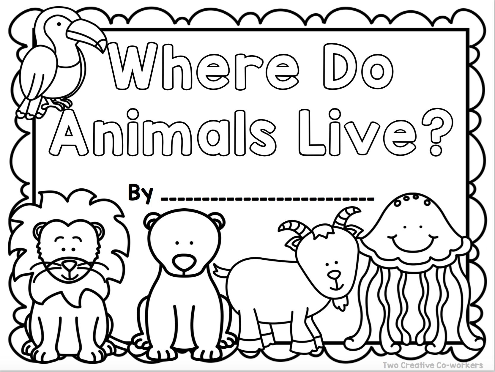 This Cover Is Part Of A Book Included In Our Animal Habitats Packet It Is A Great Way T