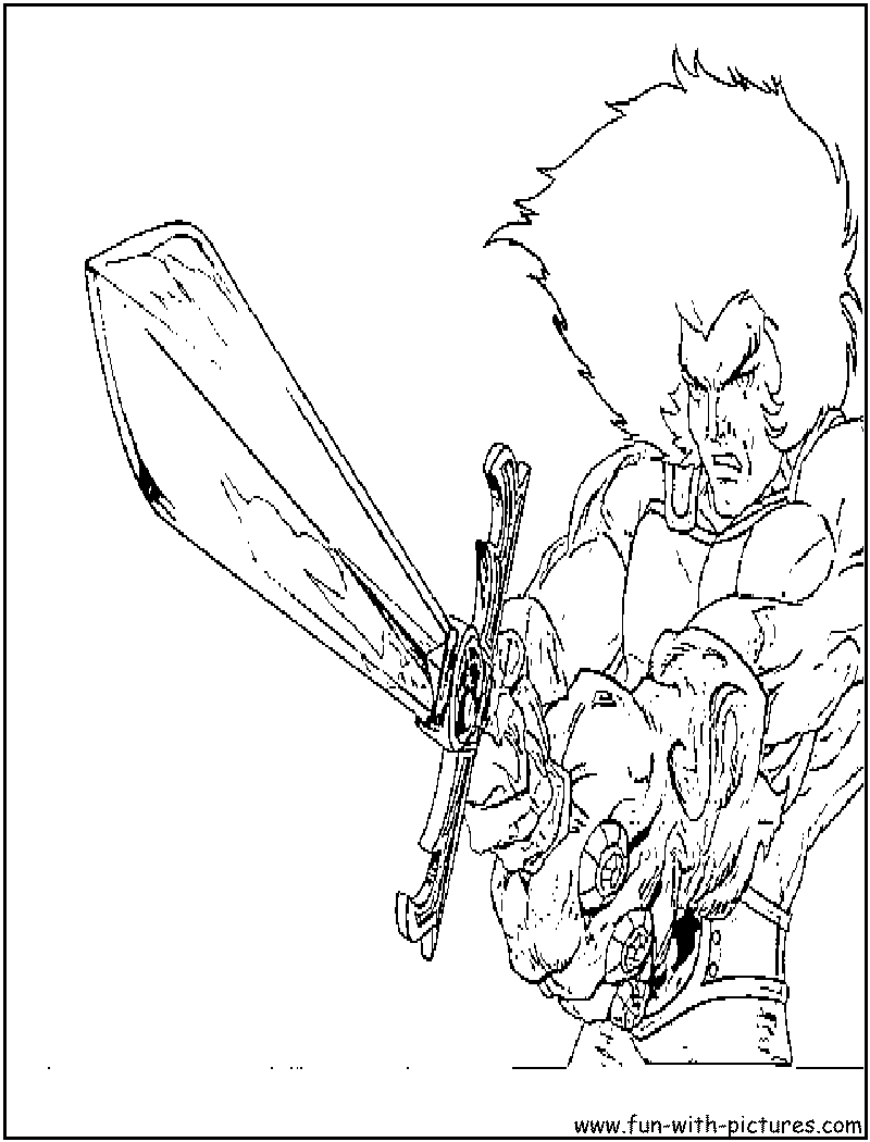 Thundercats 2011 Coloring Pages Sketch Coloring Page