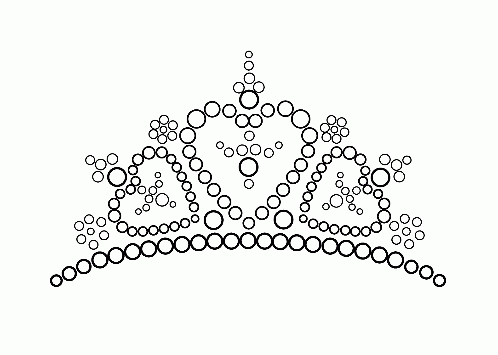 Tiara With Diamond Coloring Page For Girls Printable Free Coloring Pages For Girls Coloring