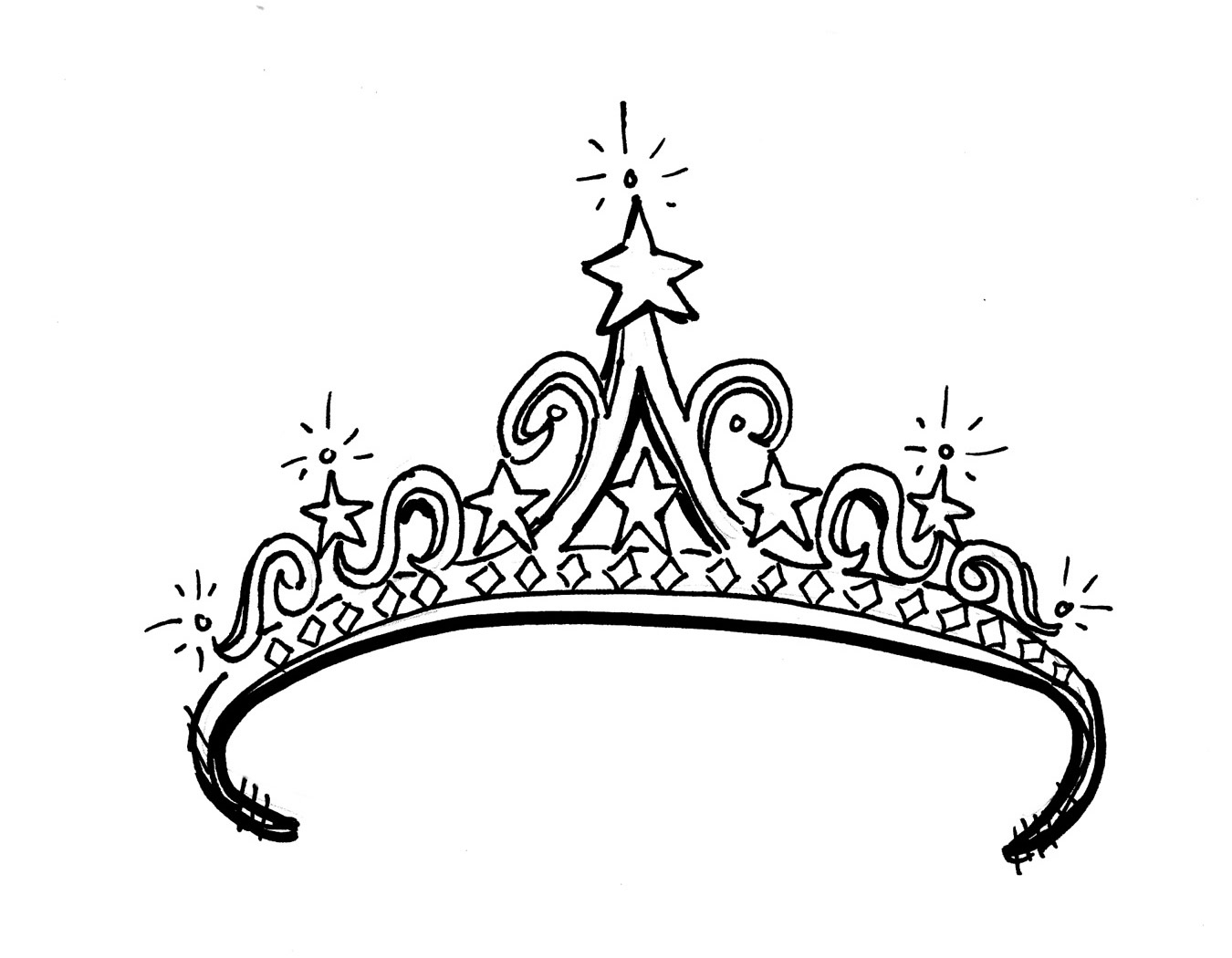 Tiaras Coloring Pages ClipArt Best