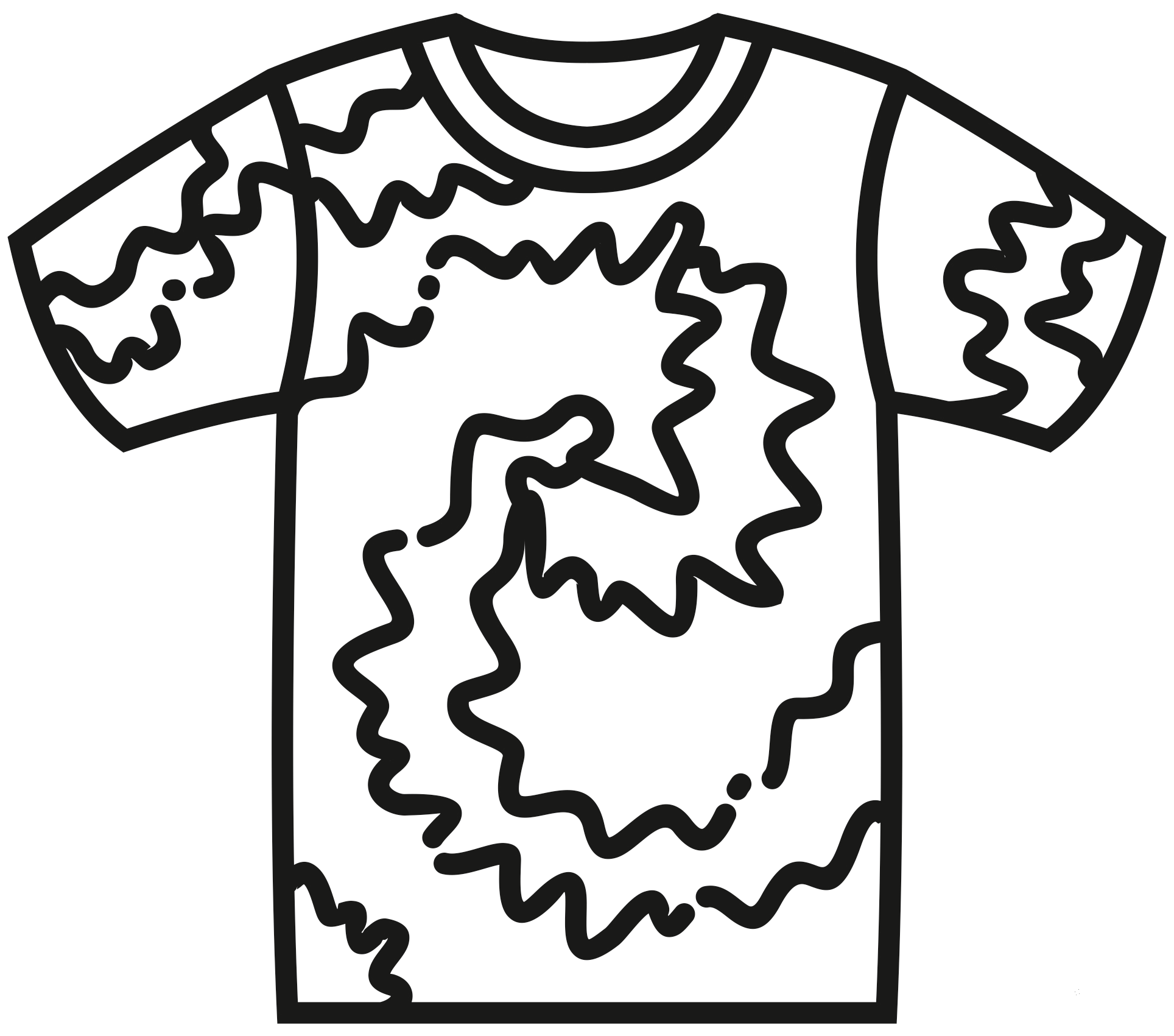 T Shirt Coloring Page