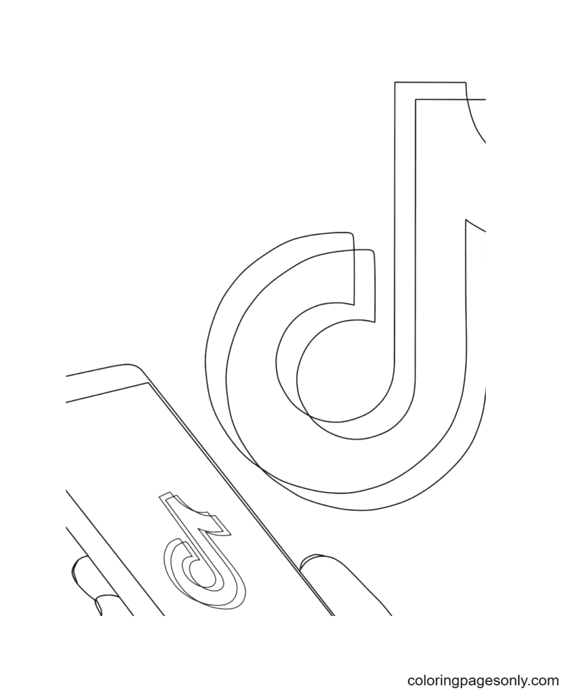Tik Tok Coloring Pages Printable