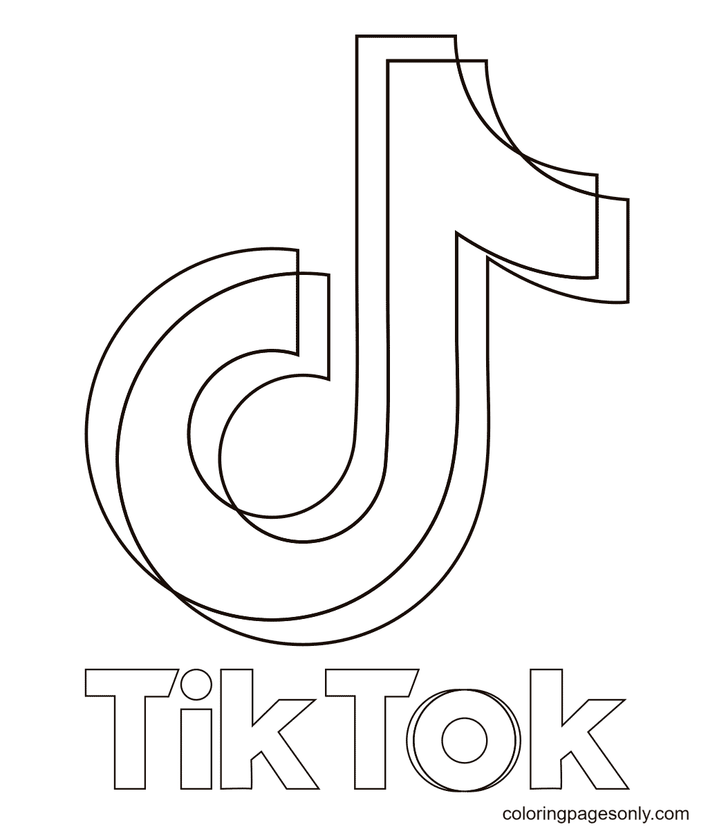 Tiktok Coloring Pages Free Printable Coloring Pages For Kids Images And Photos Finder