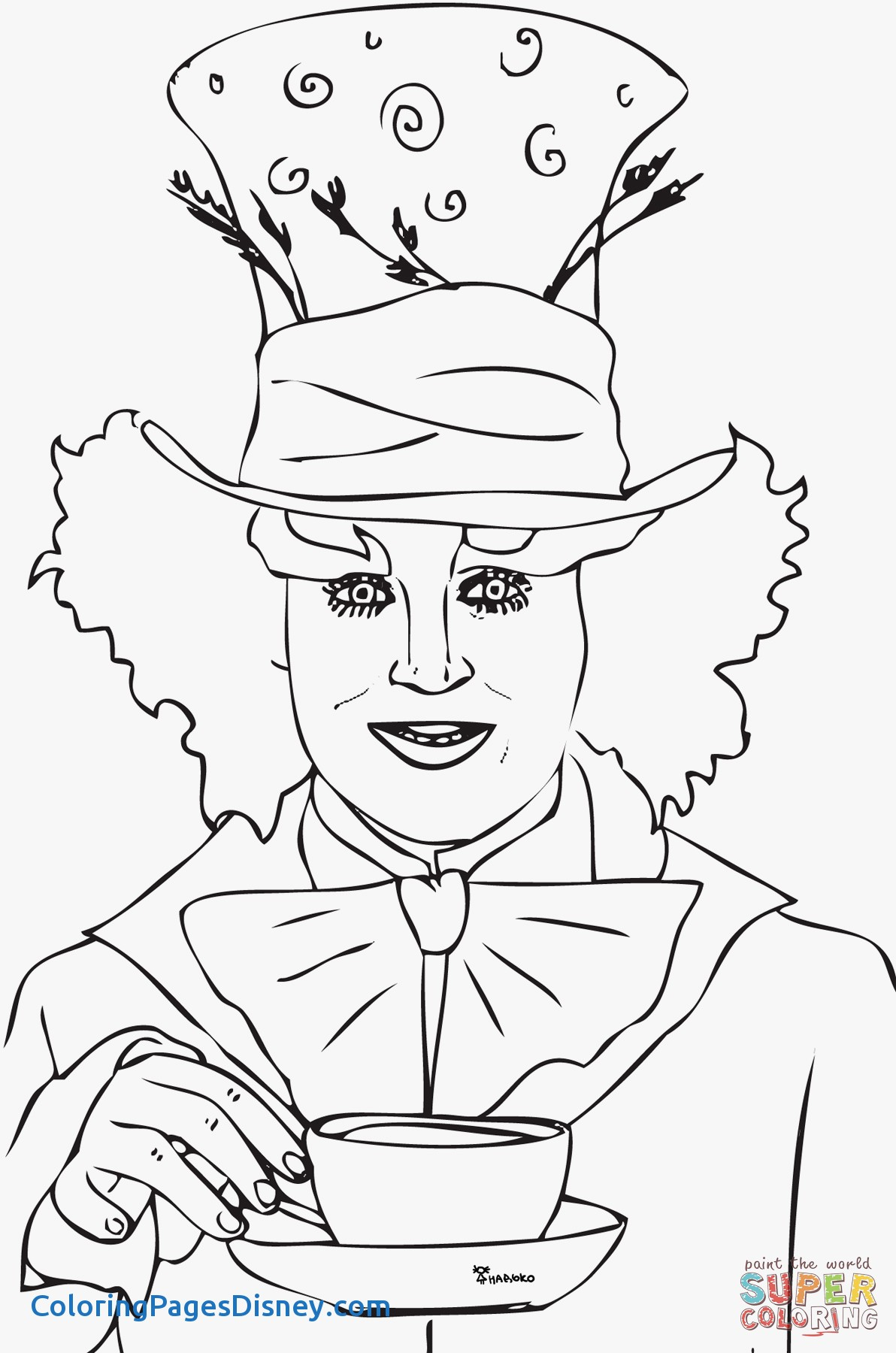 Tim Burton Coloring Pages