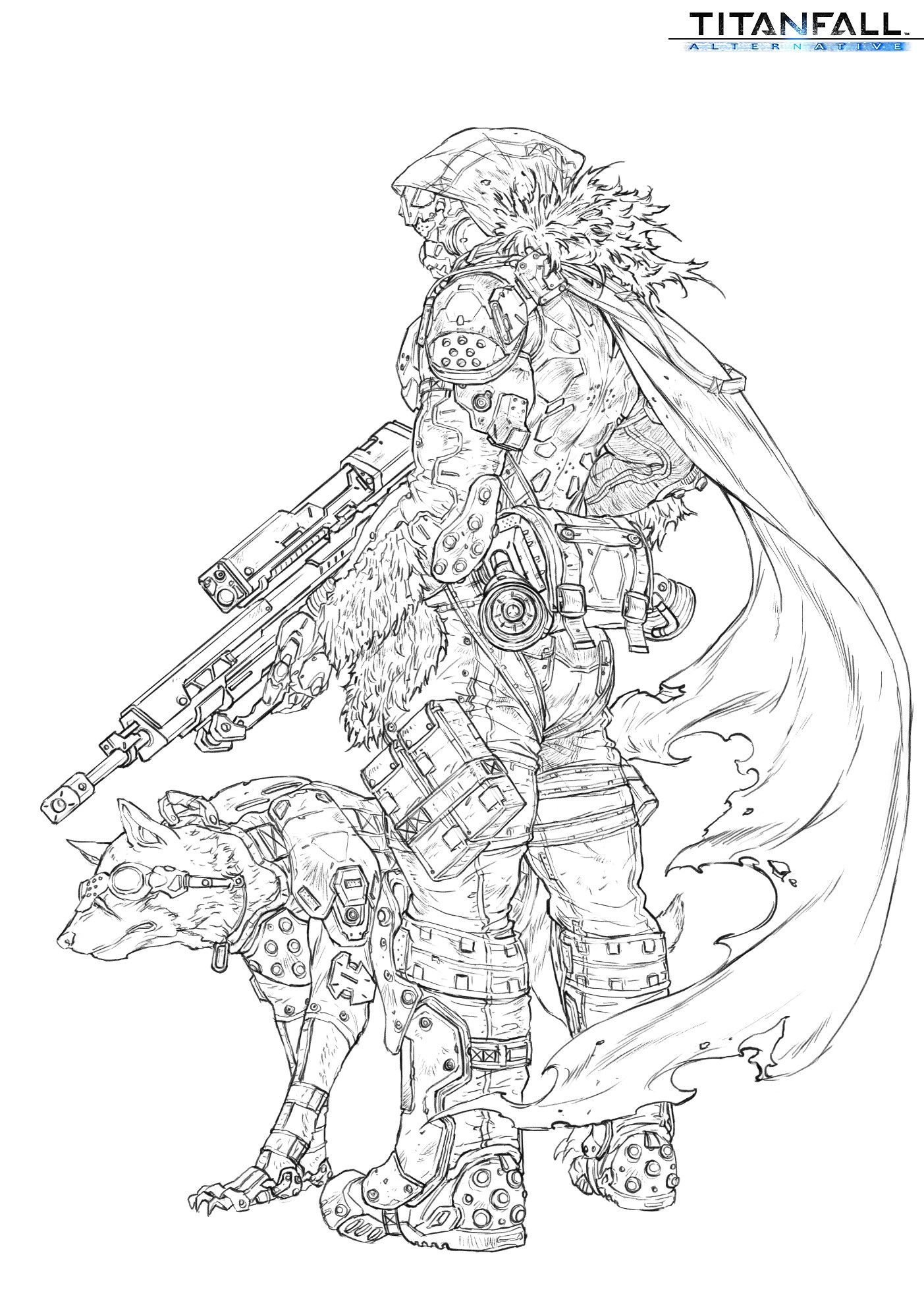 Titanfall 2 Coloring Pages