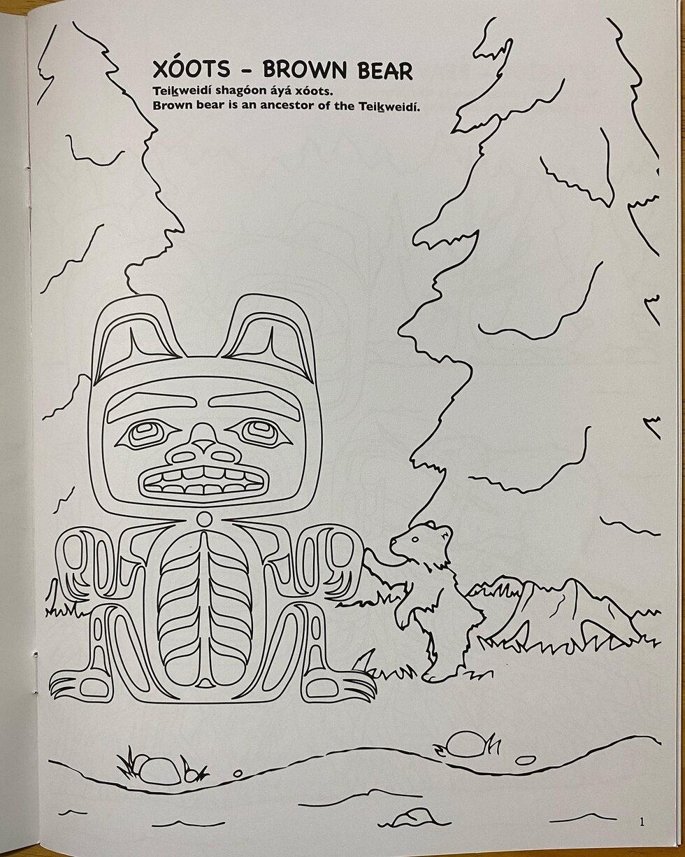 Tlingit Animals Coloring Book Teaches Culture And Language