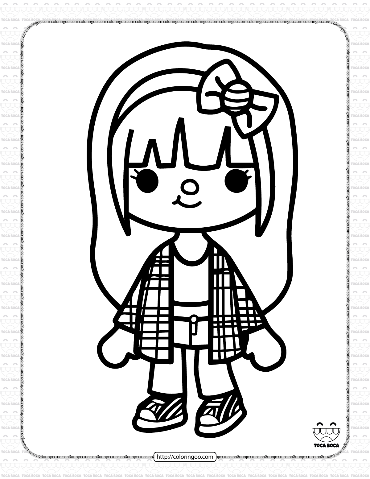 Toca Life World Printable Coloring Page Free Printable Coloring Pages Images And Photos Finder