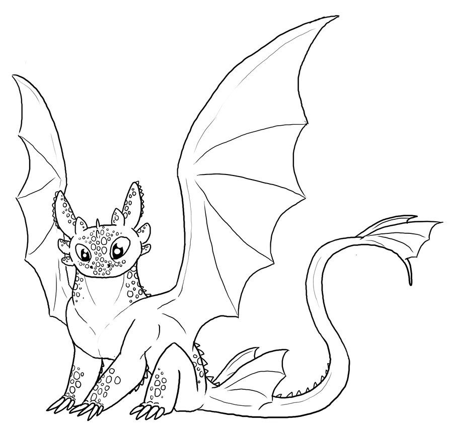 Coloring Pages Toothless