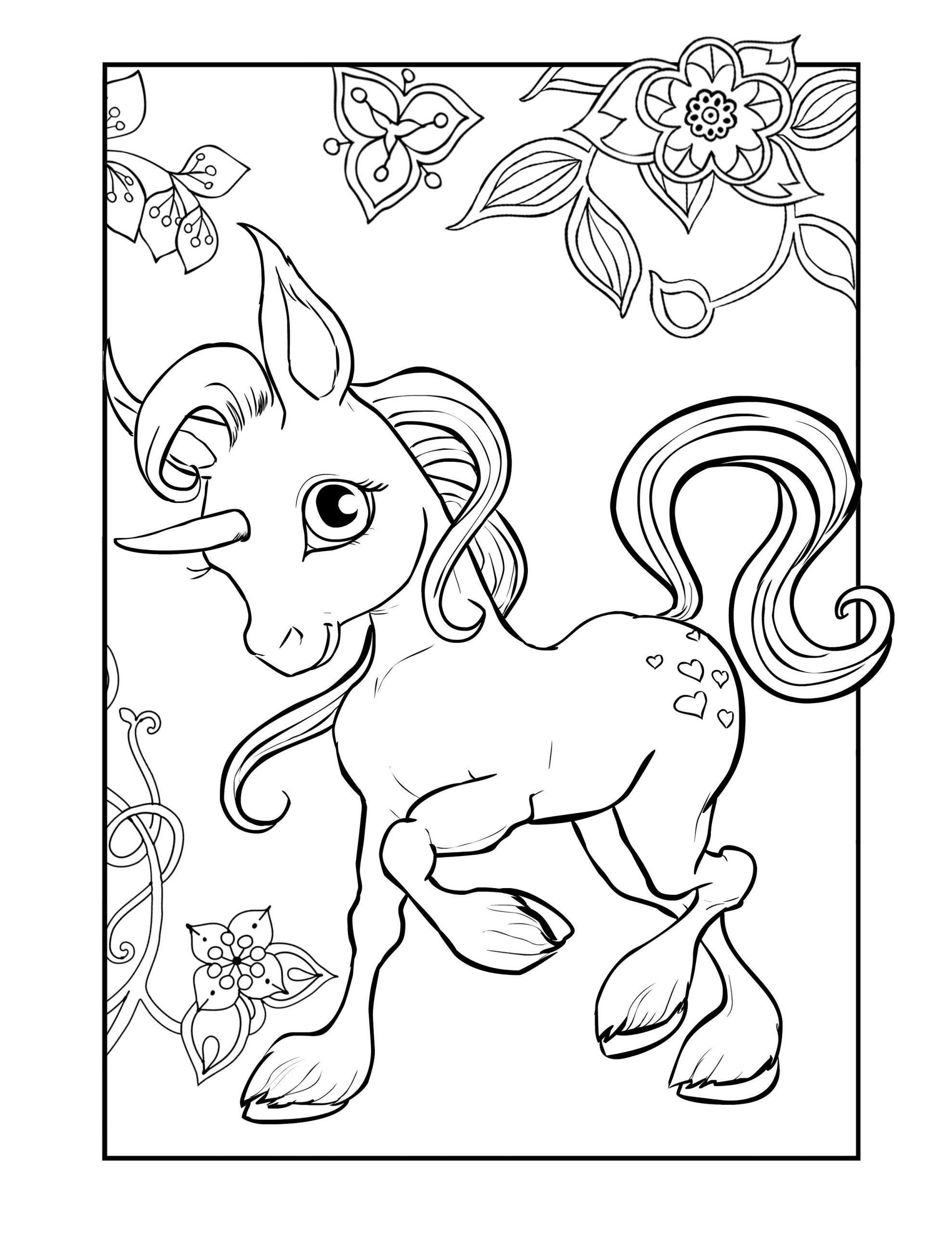 Top 25 Unicorn Coloring Pages For Girls Home Family Style And Art Ideas