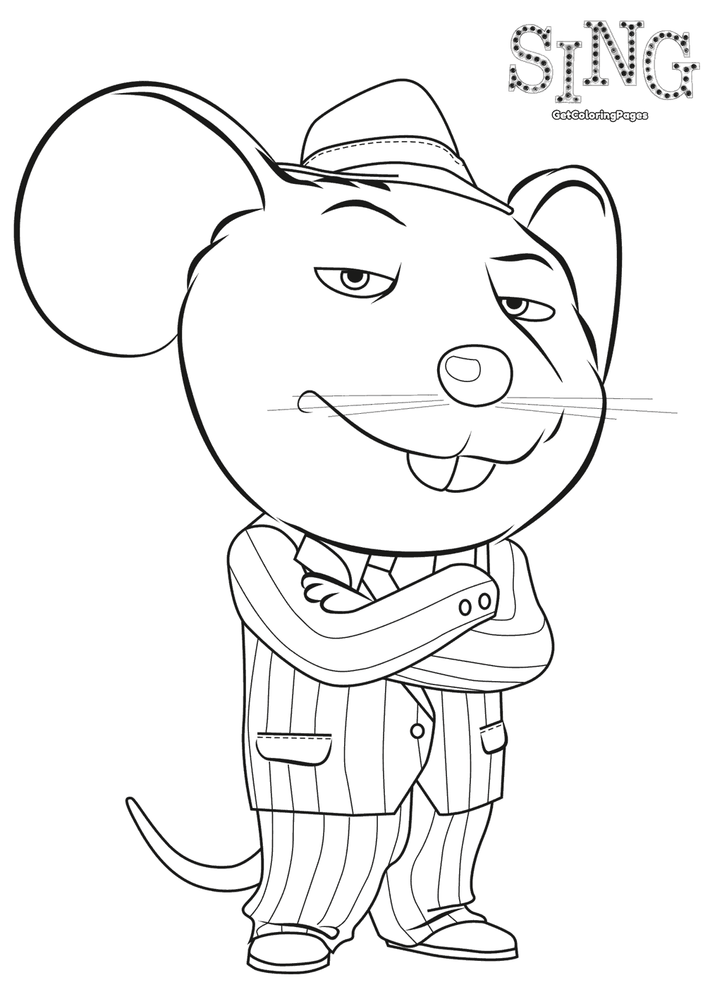 Top 30 Sing Movie Coloring Pages