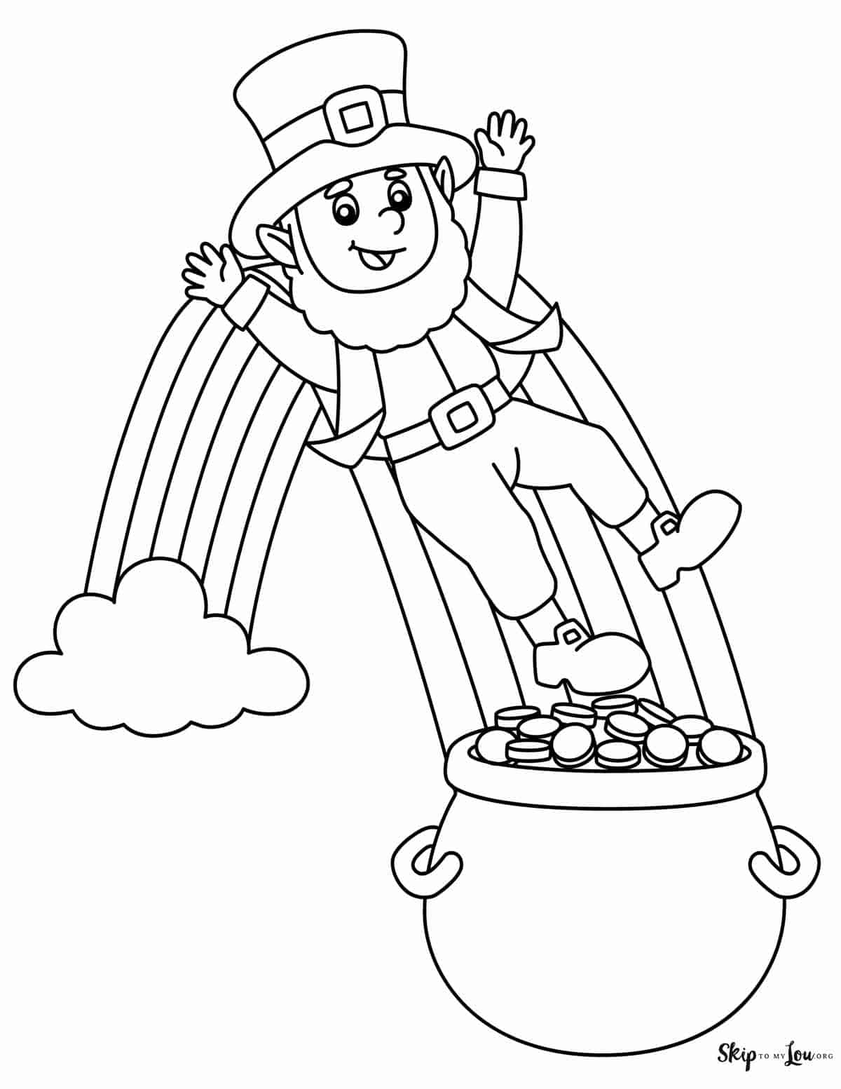 Top 80 Newest Leprechaun Coloring Pages Free To Print And Download Shill Art